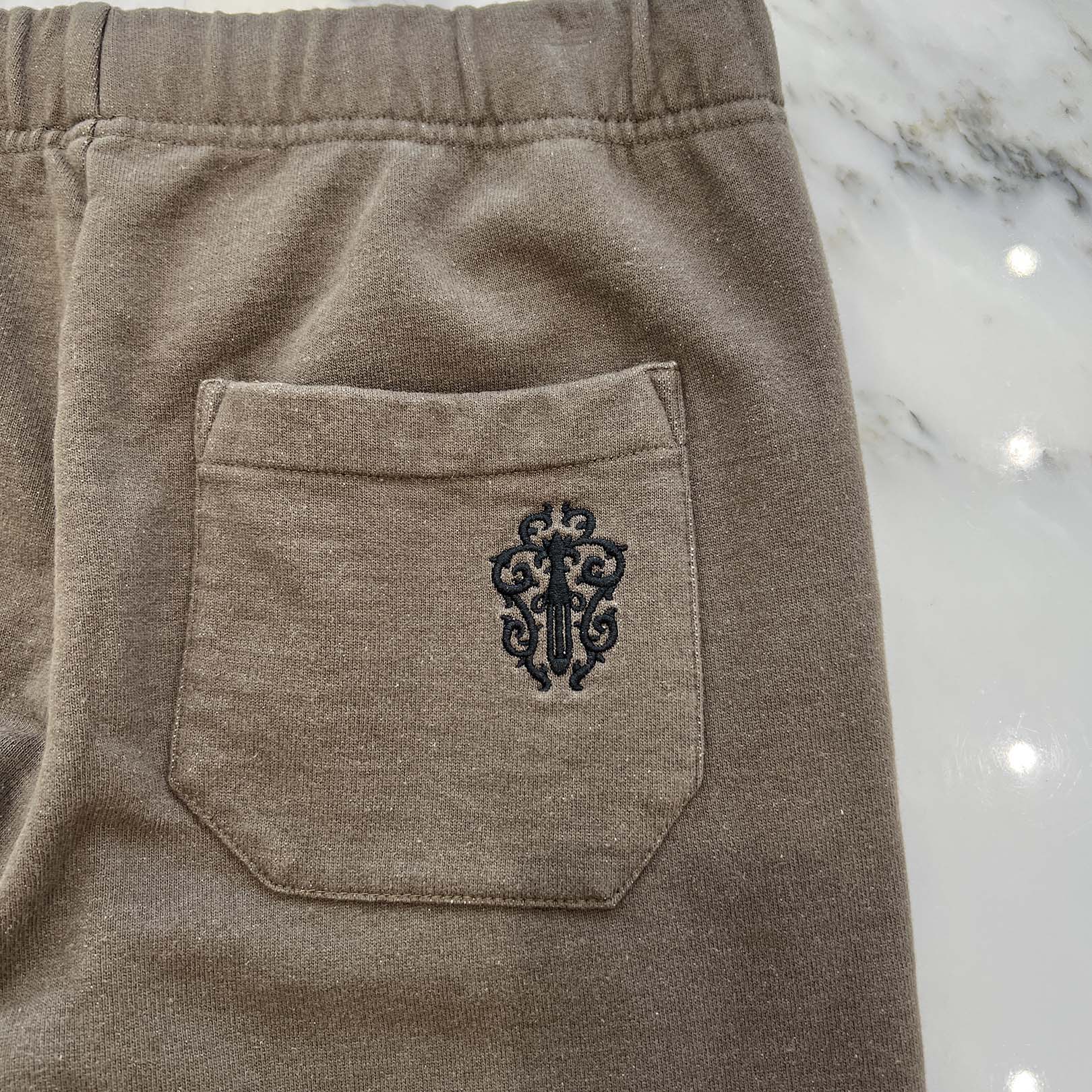CHROME HEARTS Y NOT Vertical Logo Embroidery Sweat Long Pants Size S クロムハーツ ワイノット ヴァーティカルロゴ 刺繍 スウェットロングパンツ サイズS