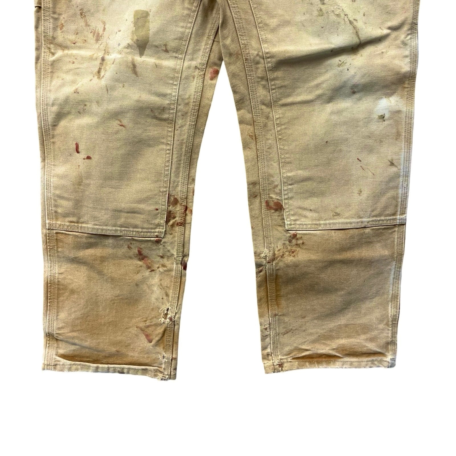 Carhartt Double Knee Denim Painter Pants Size 34×30