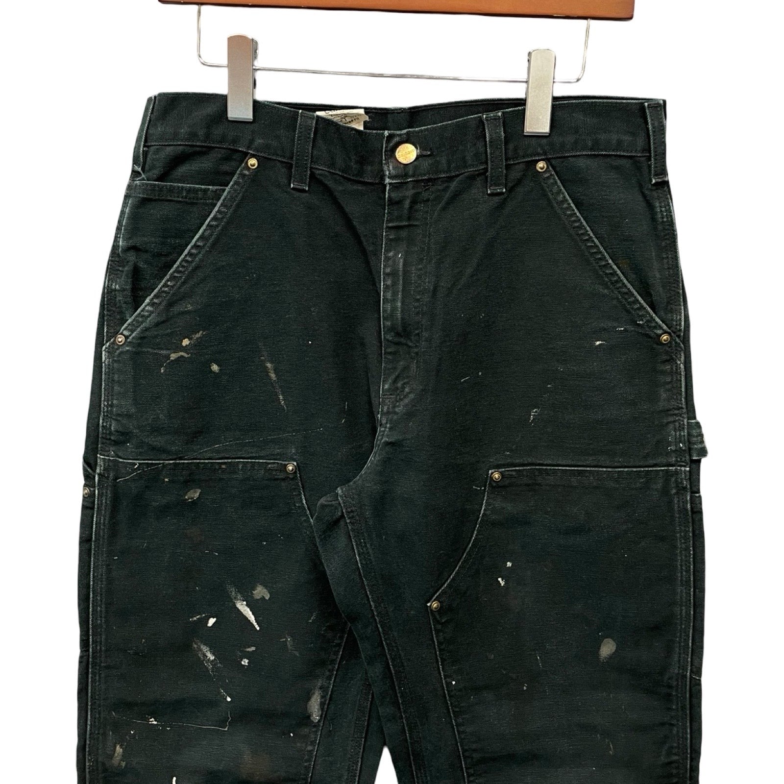 Carhartt Double Knee Denim Painter Pants Size 32×32