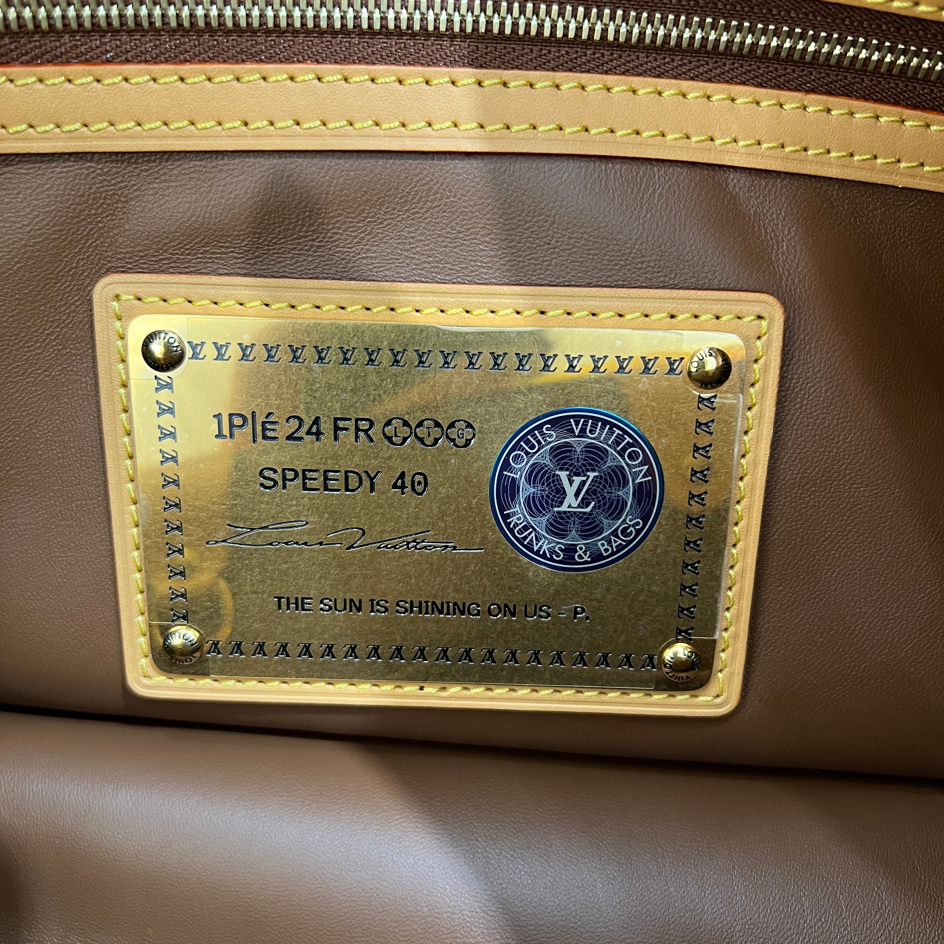 LOUIS VUITTON 2024SS Speedy P9 Bandouliere M24419 Size 40 ルイヴィトン スピーディP9 バンドリエール サイズ40