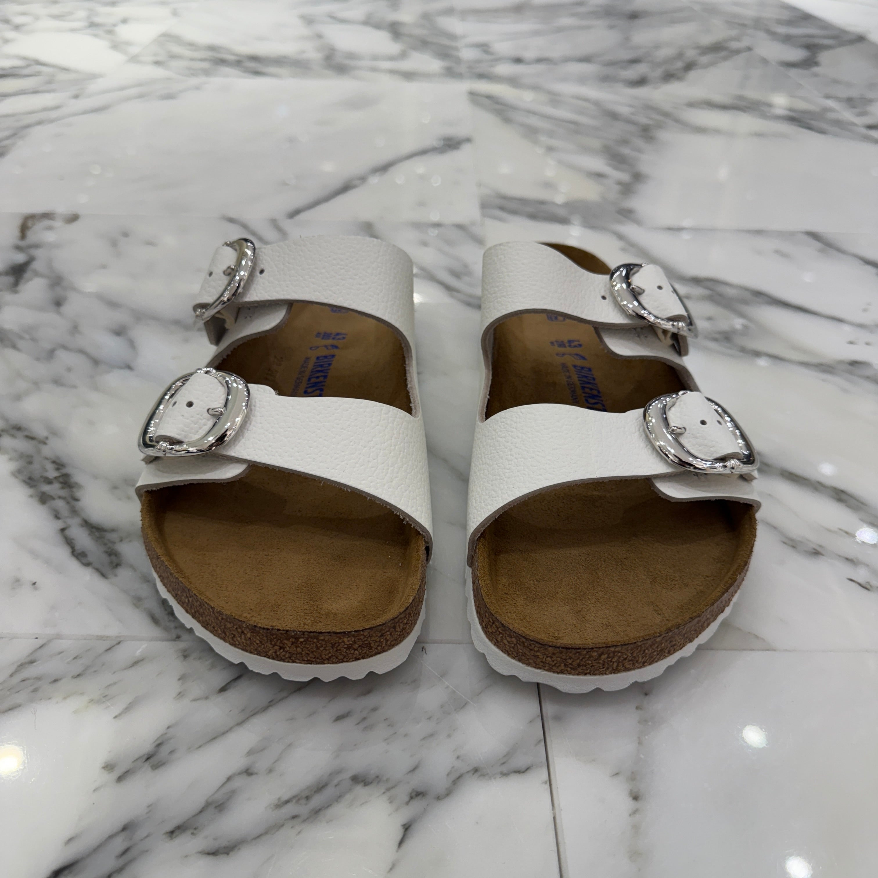 CHROME HEARTS × BIRKENSTOCK Gunslinger Buckle Arizona Suede Leather Sandals Size 43(28.0cm) クロムハーツ × ビルケンシュトック ガンスリンガーバックル アリゾナ スエードレザー サンダル サイズ43(28cm)