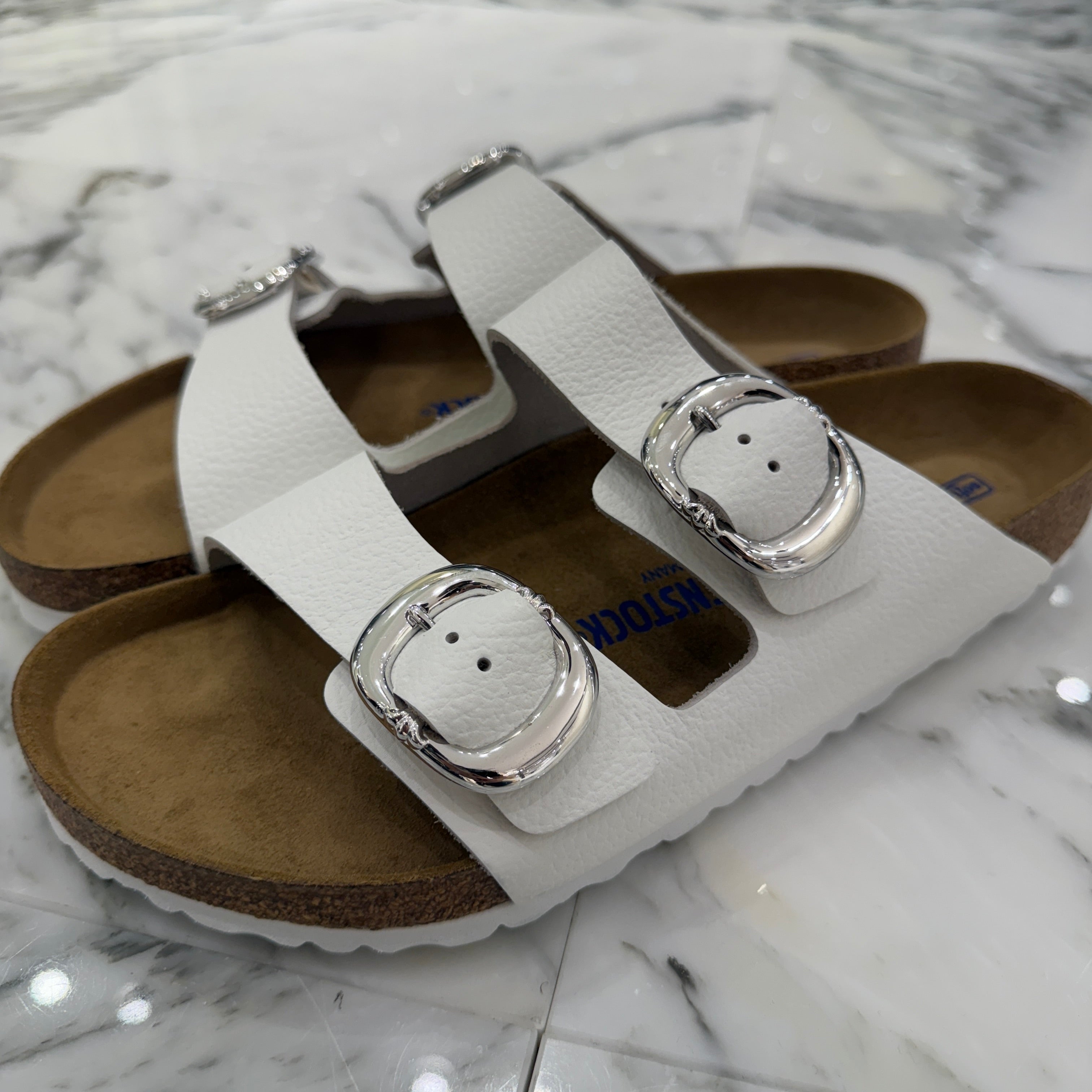 CHROME HEARTS × BIRKENSTOCK Gunslinger Buckle Arizona Suede Leather Sandals Size 43(28.0cm) クロムハーツ × ビルケンシュトック ガンスリンガーバックル アリゾナ スエードレザー サンダル サイズ43(28cm)