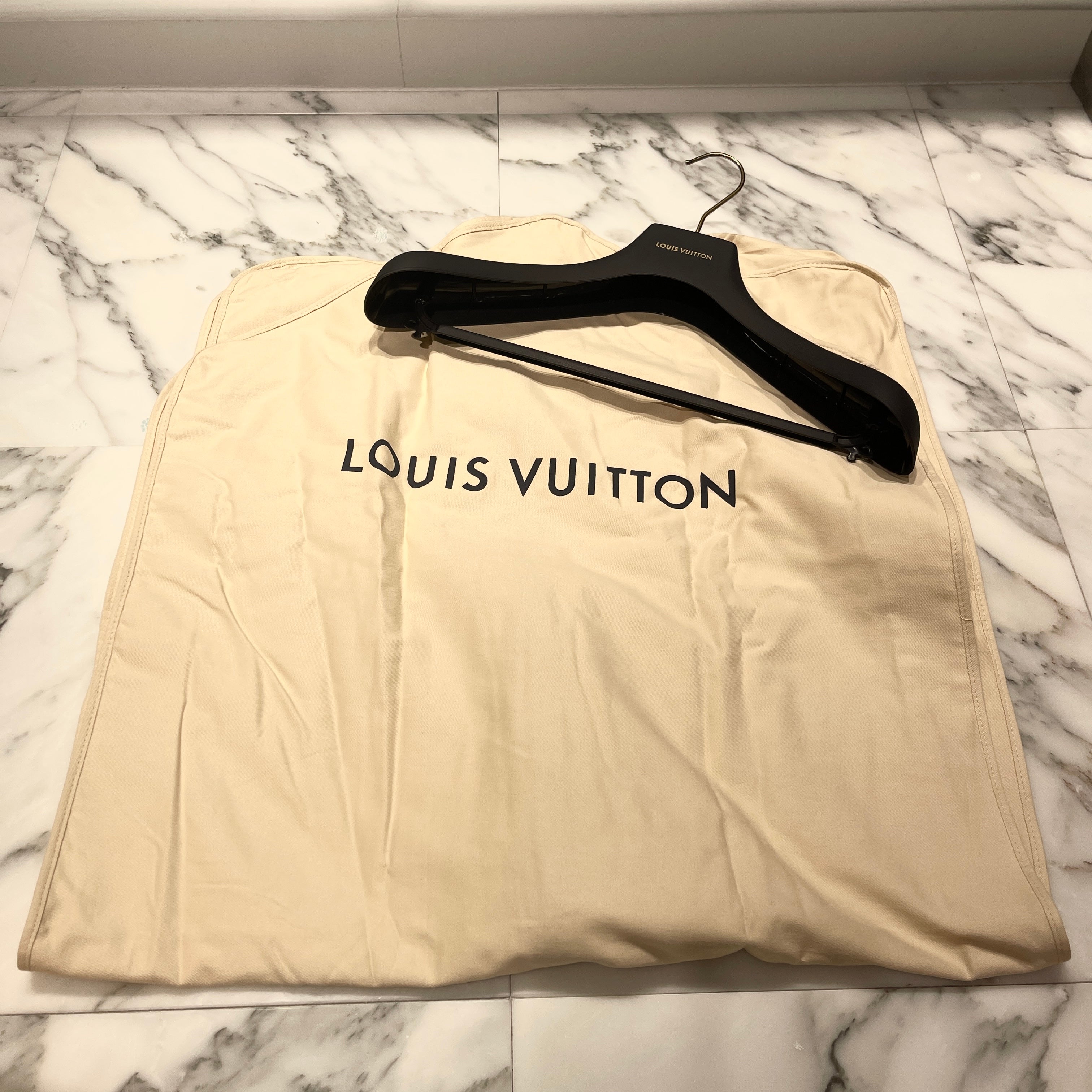 LOUIS VUITTON 2024SS Mixed Leather Varsity Blouson 1AFIQ9 Size 48