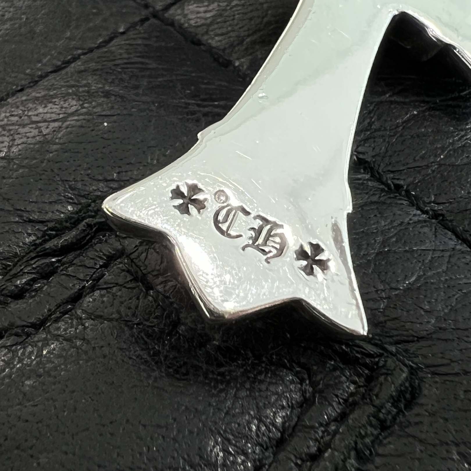 CHROME HEARTS Double CH Cross Small Pendant Top With Bail クロムハーツ ダブル CHクロス スモール ペンダントトップ ウィズベイル