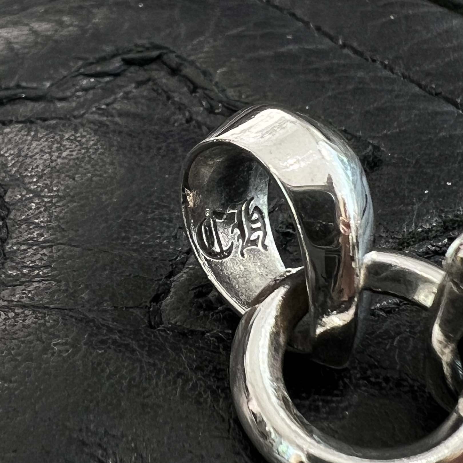 CHROME HEARTS Double CH Cross Small Pendant Top With Bail クロムハーツ ダブル CHクロス スモール ペンダントトップ ウィズベイル