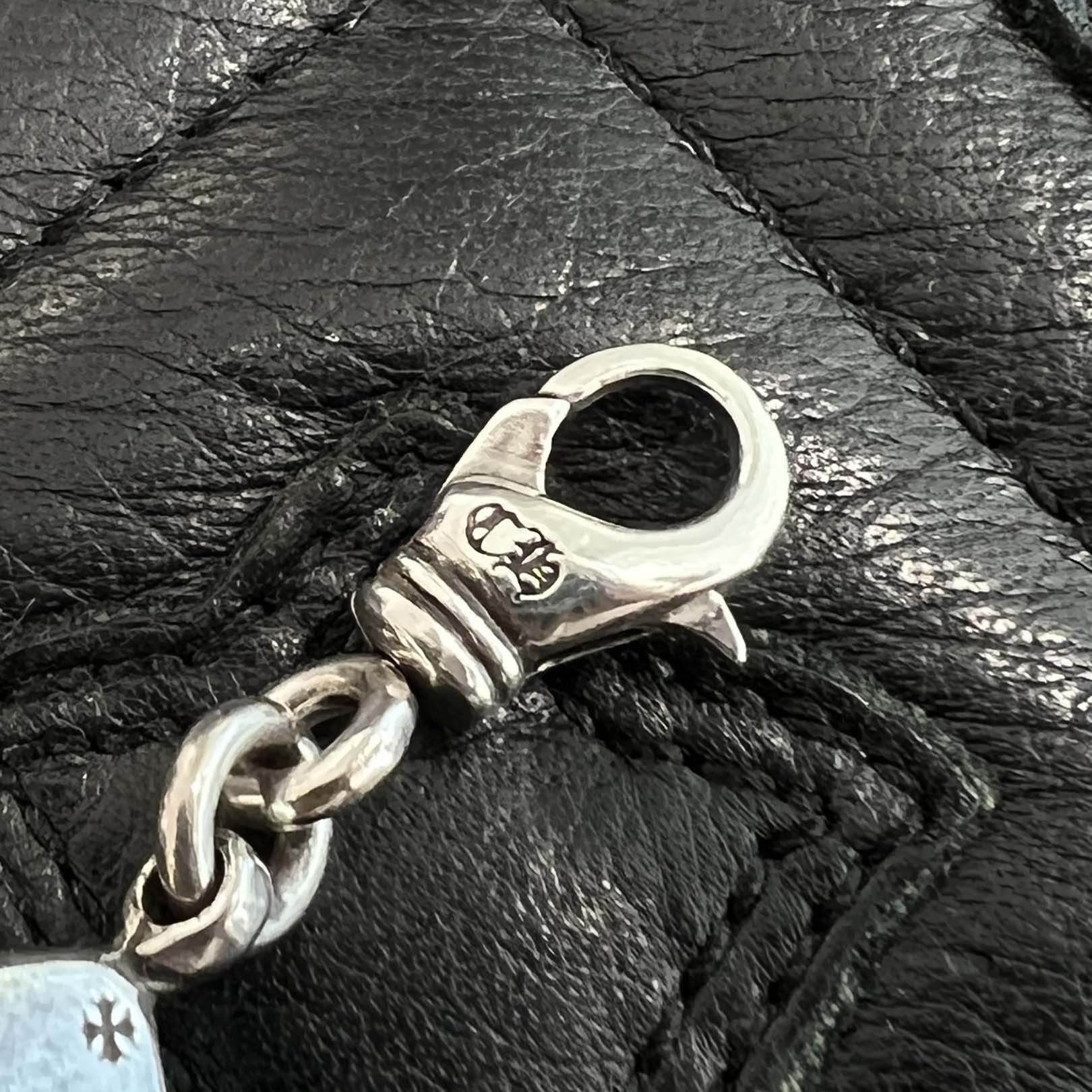 CHROME HEARTS DICE Cross Ball Silver Bracelet Size 9 LINK クロムハーツ ダイス クロスボール シルバー ブレスレット サイズ9リンク