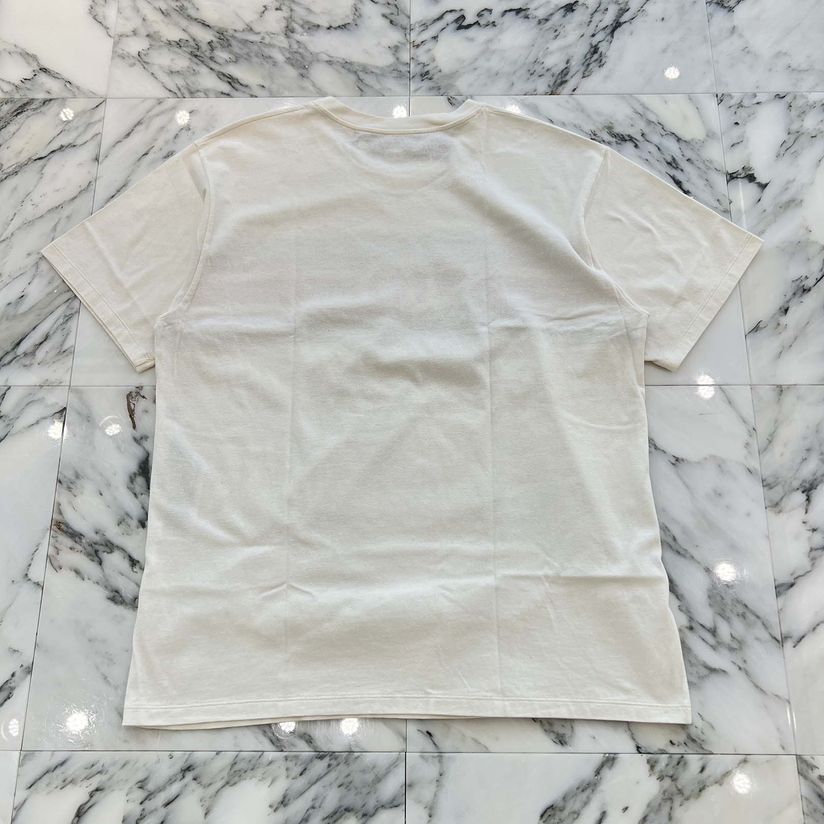 GUCCI 2021SS Interlocking G Stripe Print Cotton Tee 616036 XJDAG Size M グッチ インターロッキングG ストライプ プリント コットンTシャツ サイズM