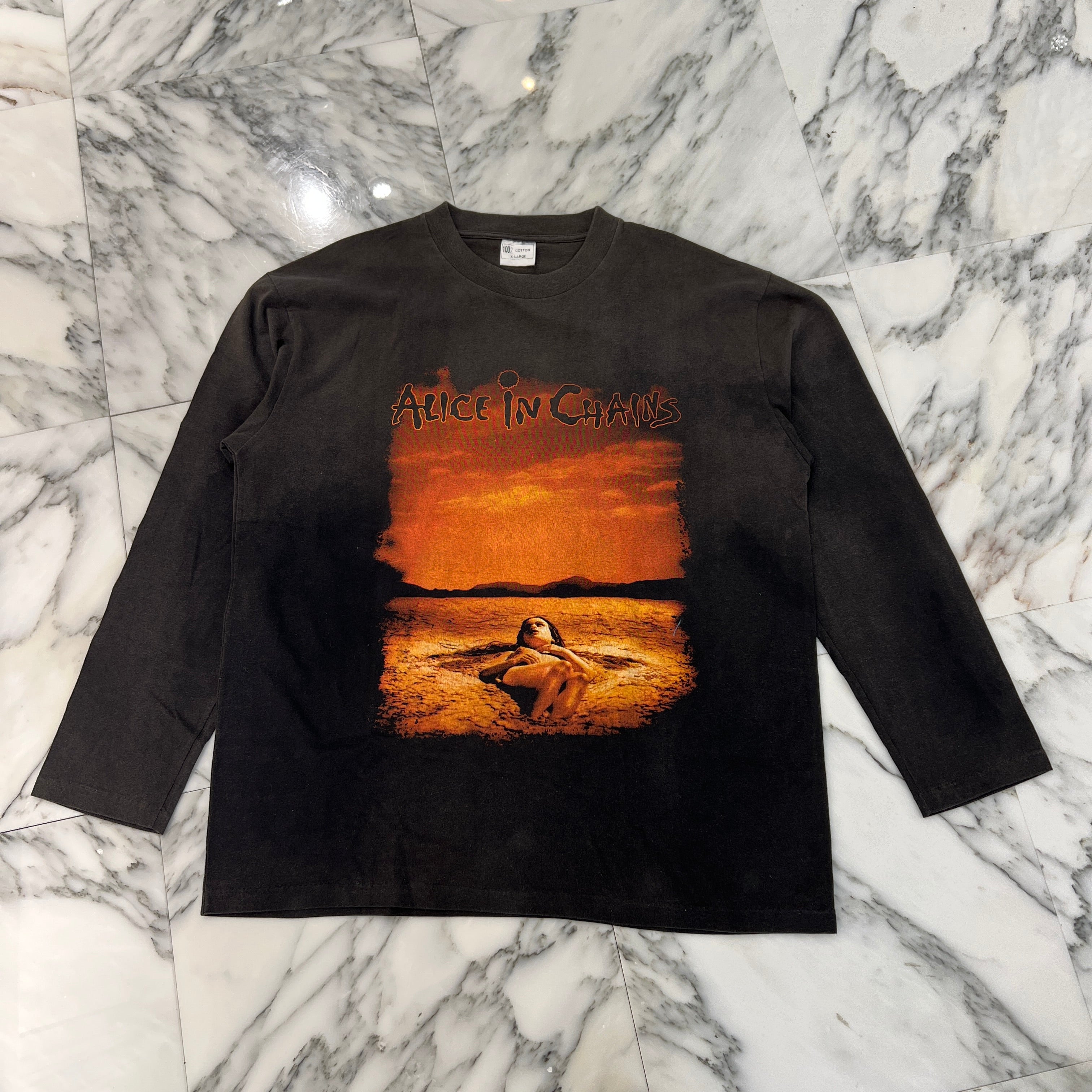 Vintage 90's Alice In Chains "DIRT" 1992 Long Sleeve Tee Size XL ヴィンテージ 90's アリス イン チェインズ "ダート"1992 ロングスリーブTシャツ サイズXL
