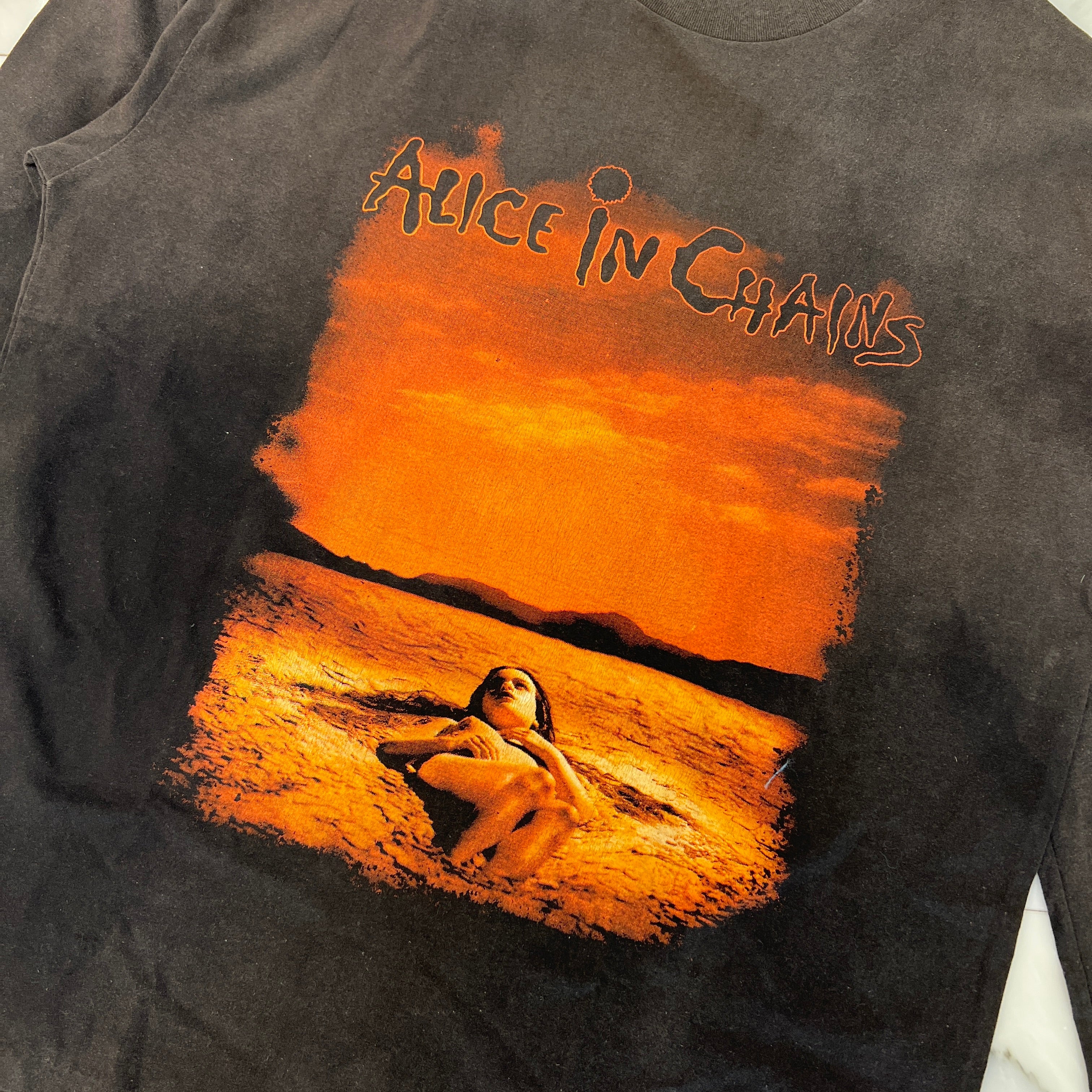 Vintage 90's Alice In Chains "DIRT" 1992 Long Sleeve Tee Size XL ヴィンテージ 90's アリス イン チェインズ "ダート"1992 ロングスリーブTシャツ サイズXL