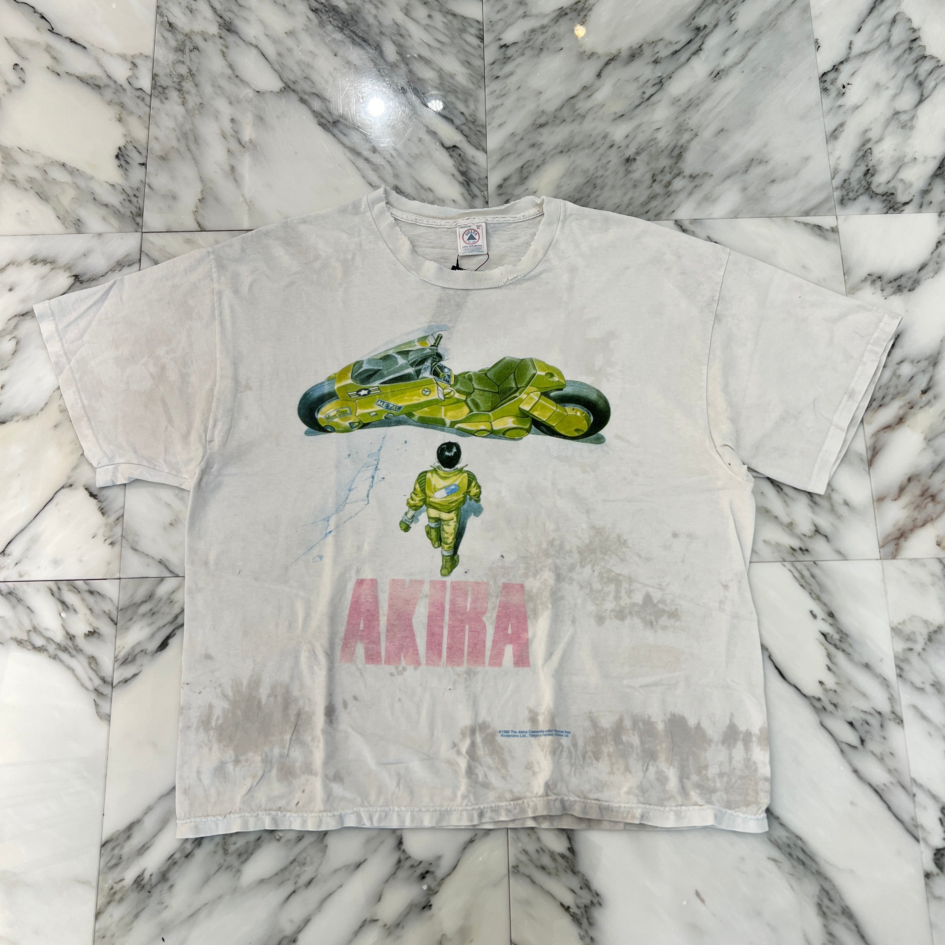 Vintage 90's AKIRA "KANEDA BIKE" 1988 DELTA Tee Size XL ヴィンテージ 90's アキラ "金田バイク"1988 デルタ社製 Tシャツ サイズXL