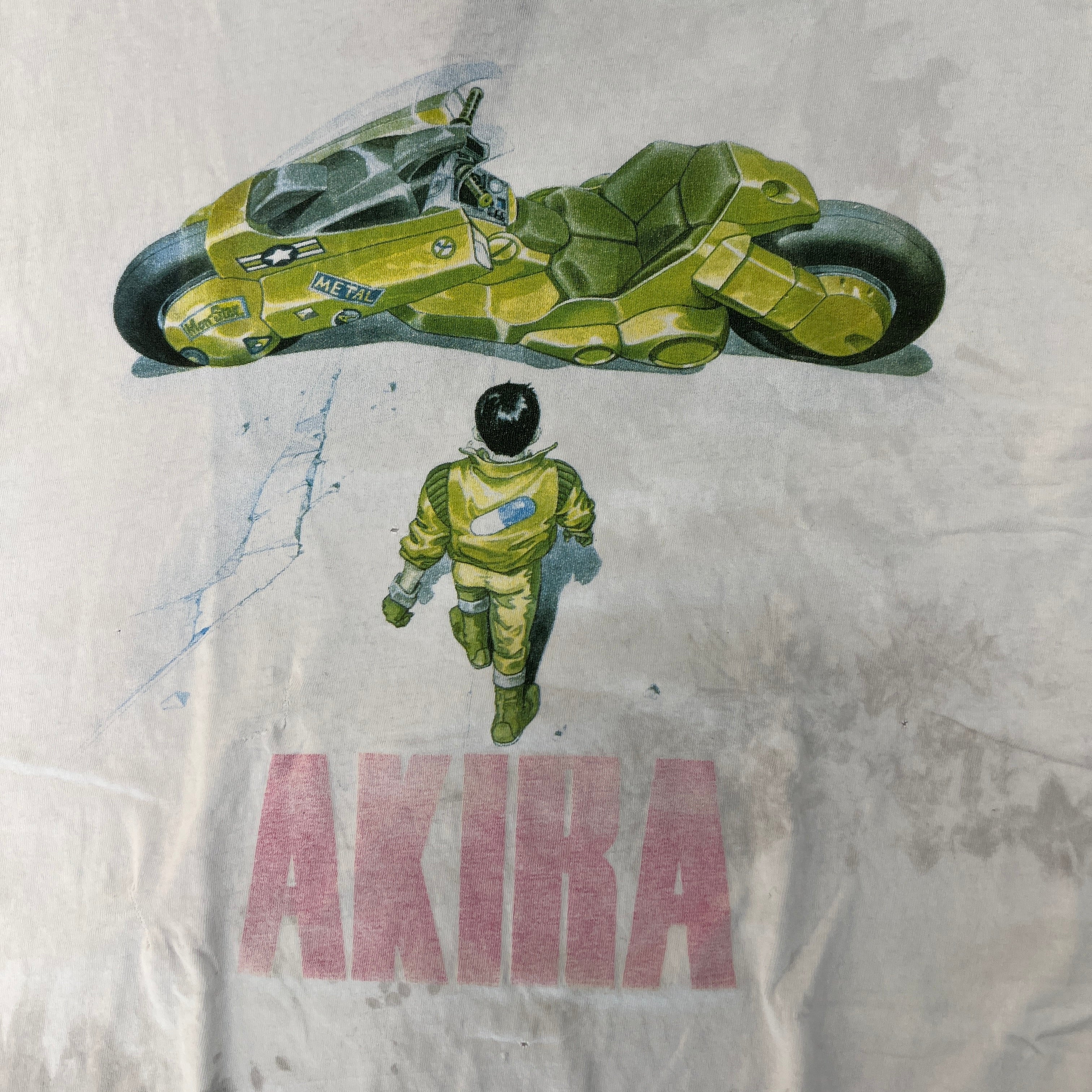 Vintage 90's AKIRA "KANEDA BIKE" 1988 DELTA Tee Size XL ヴィンテージ 90's アキラ "金田バイク"1988 デルタ社製 Tシャツ サイズXL