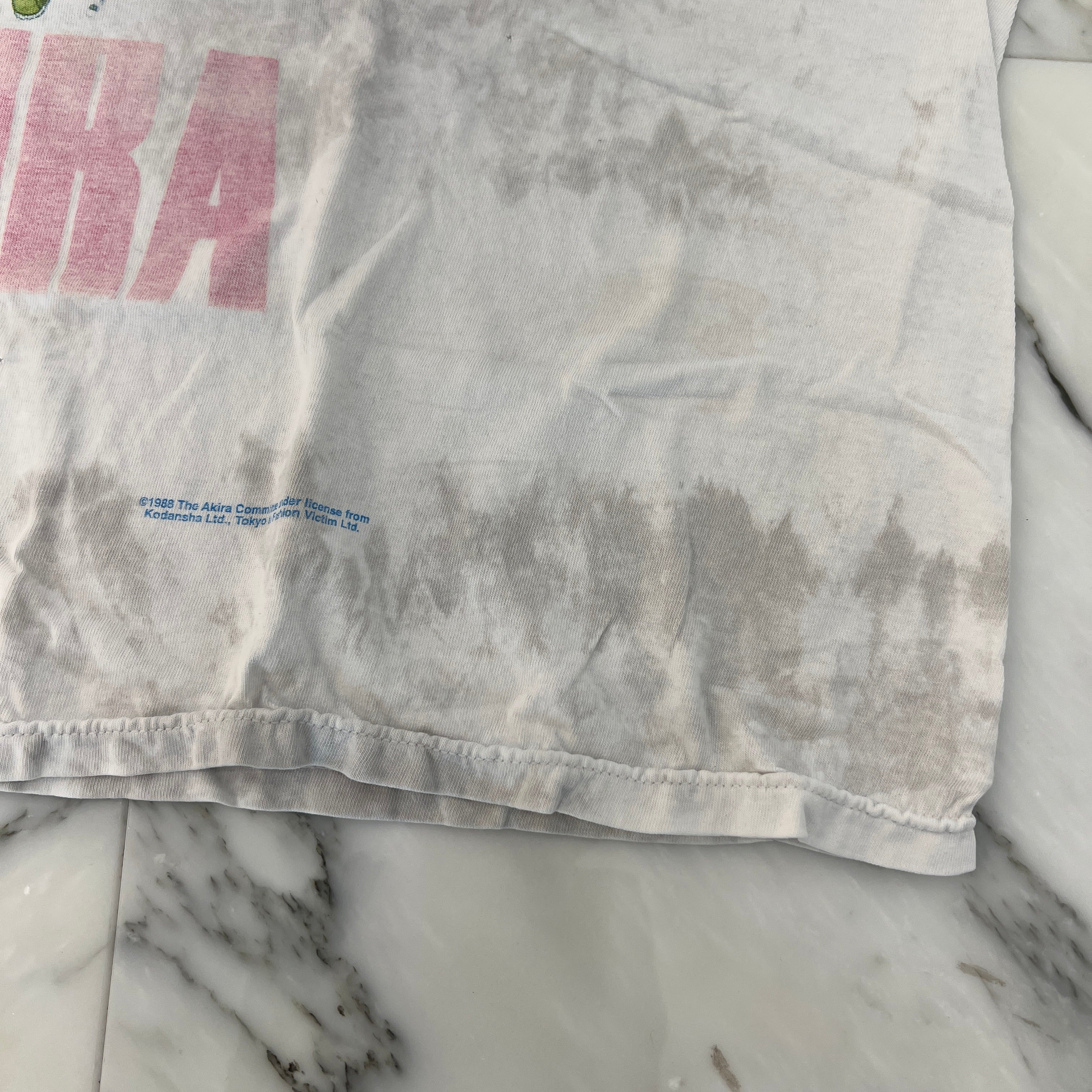 Vintage 90's AKIRA "KANEDA BIKE" 1988 DELTA Tee Size XL ヴィンテージ 90's アキラ "金田バイク"1988 デルタ社製 Tシャツ サイズXL