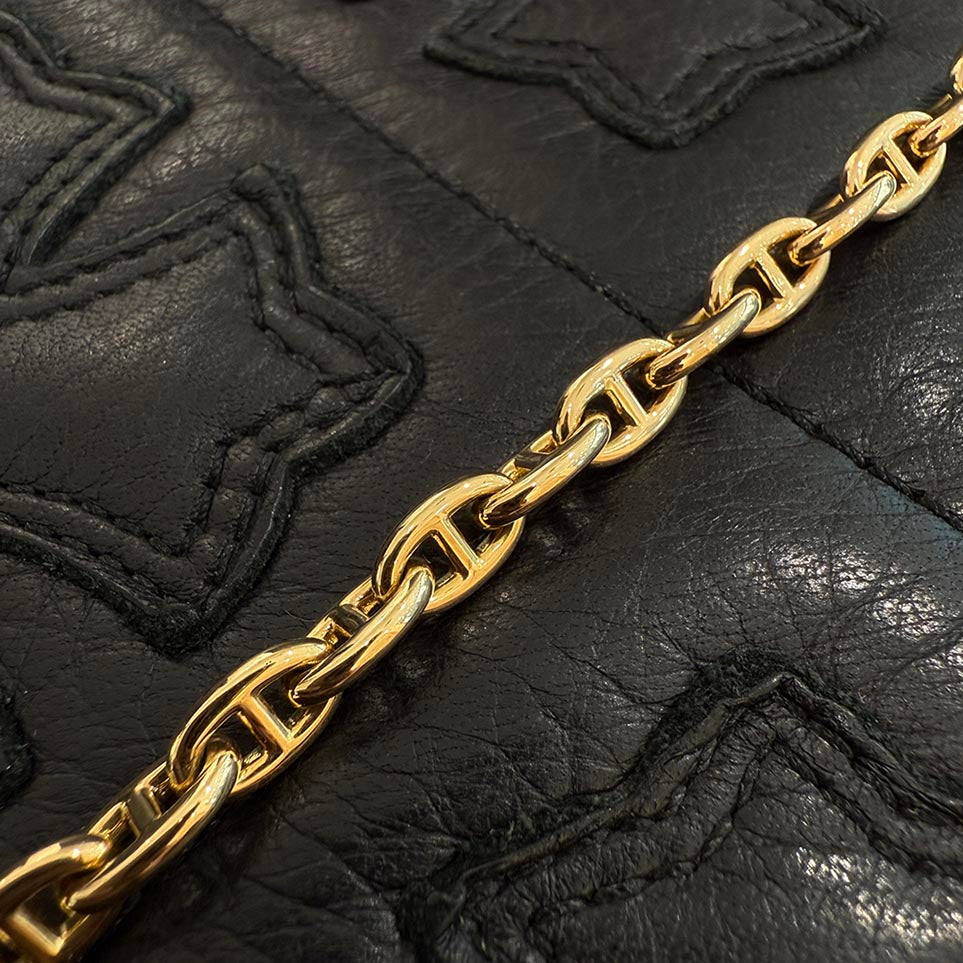 HERMES Au750 YG Chaine d’Ancre TPM 28 エルメス Au750 YG シェーヌダンクル TPM 28コマ