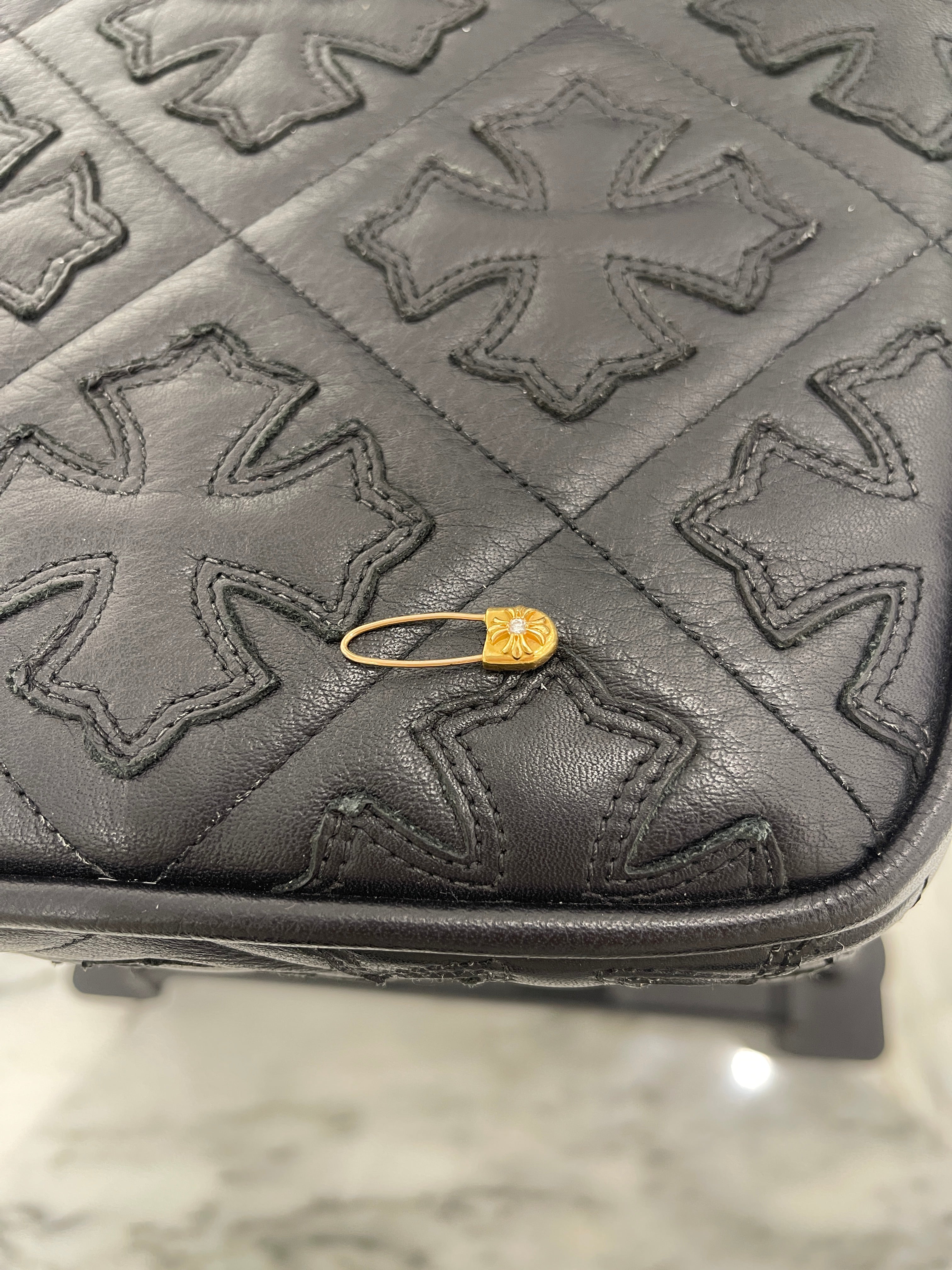 CHROME HEARTS 22K Safety Pin / 1 Diamond クロムハーツ 22K セーフティ ピン / 1ダイヤモンド