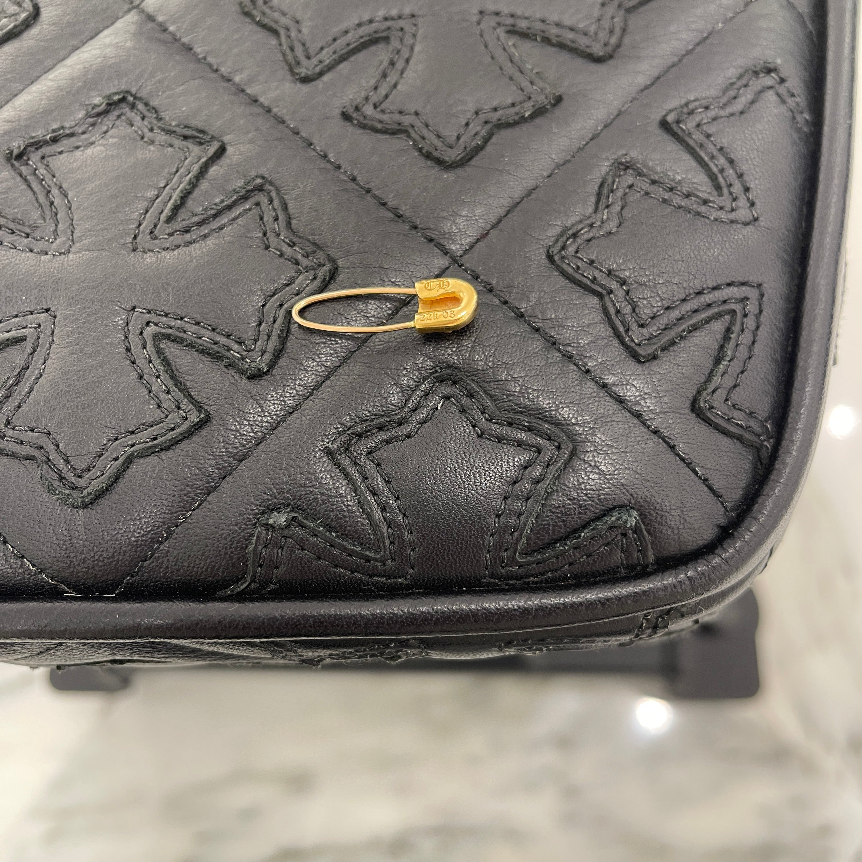 CHROME HEARTS 22K Safety Pin / 1 Diamond クロムハーツ 22K セーフティ ピン / 1ダイヤモンド