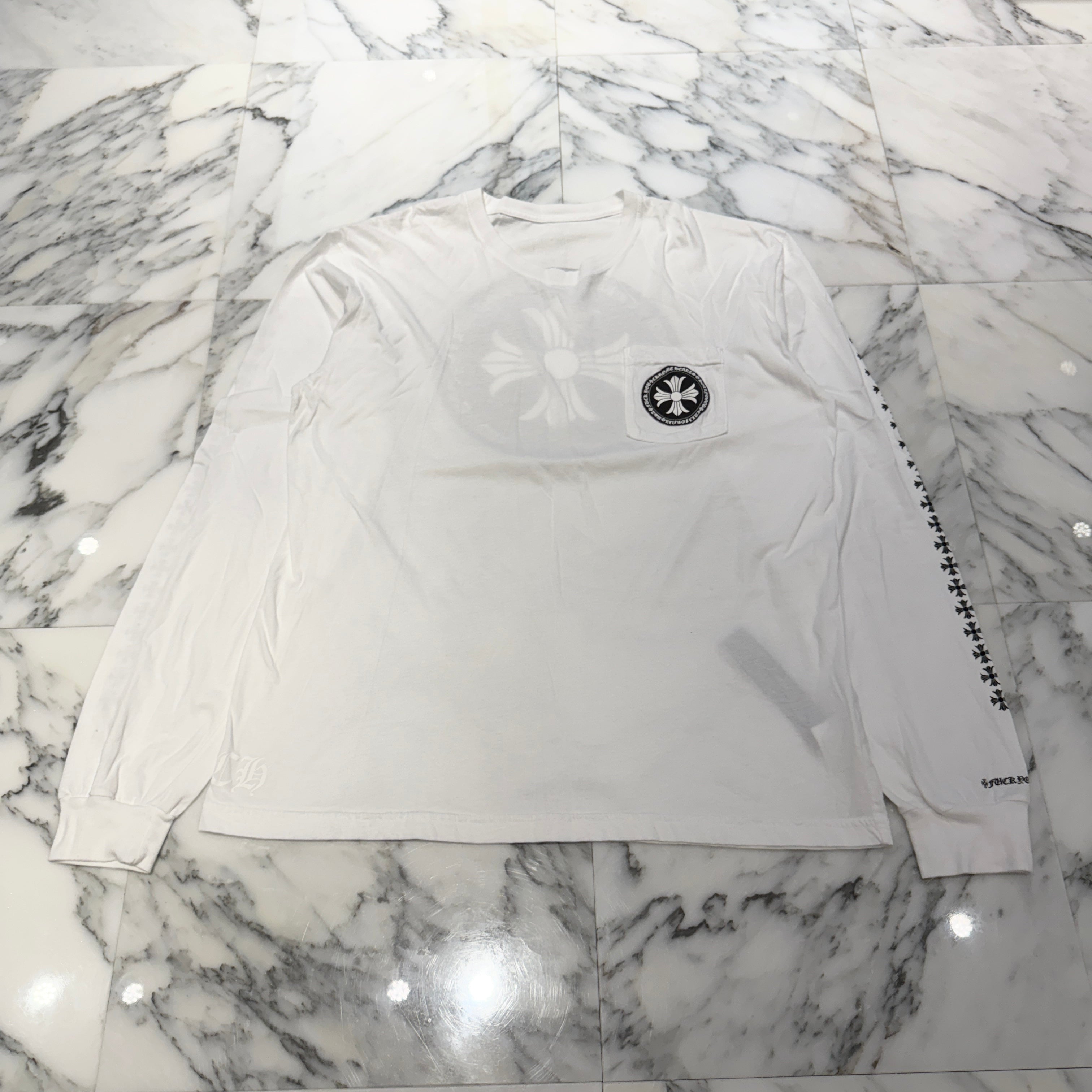 CHROME HEARTS CH Plus FUCK YOU Long Sleeve Tee Size XL クロムハーツ CHプラス ファックユー ロングスリーブTシャツ サイズXL