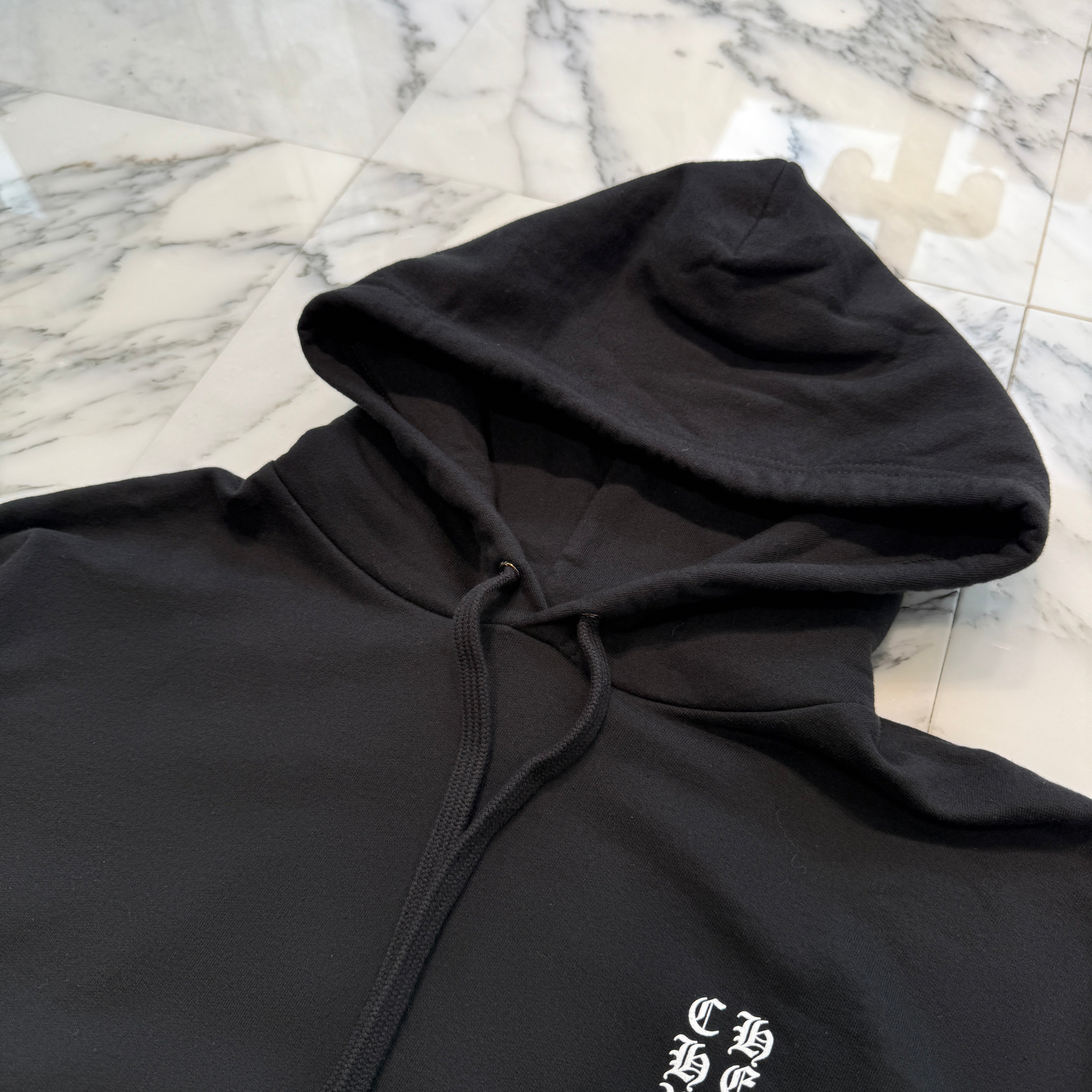 CHROME HEARTS 1988 Vertical Logo Pullover Hoodie Size L クロムハーツ 1988 ヴァーティカルロゴ プルオーバーフーディー サイズL