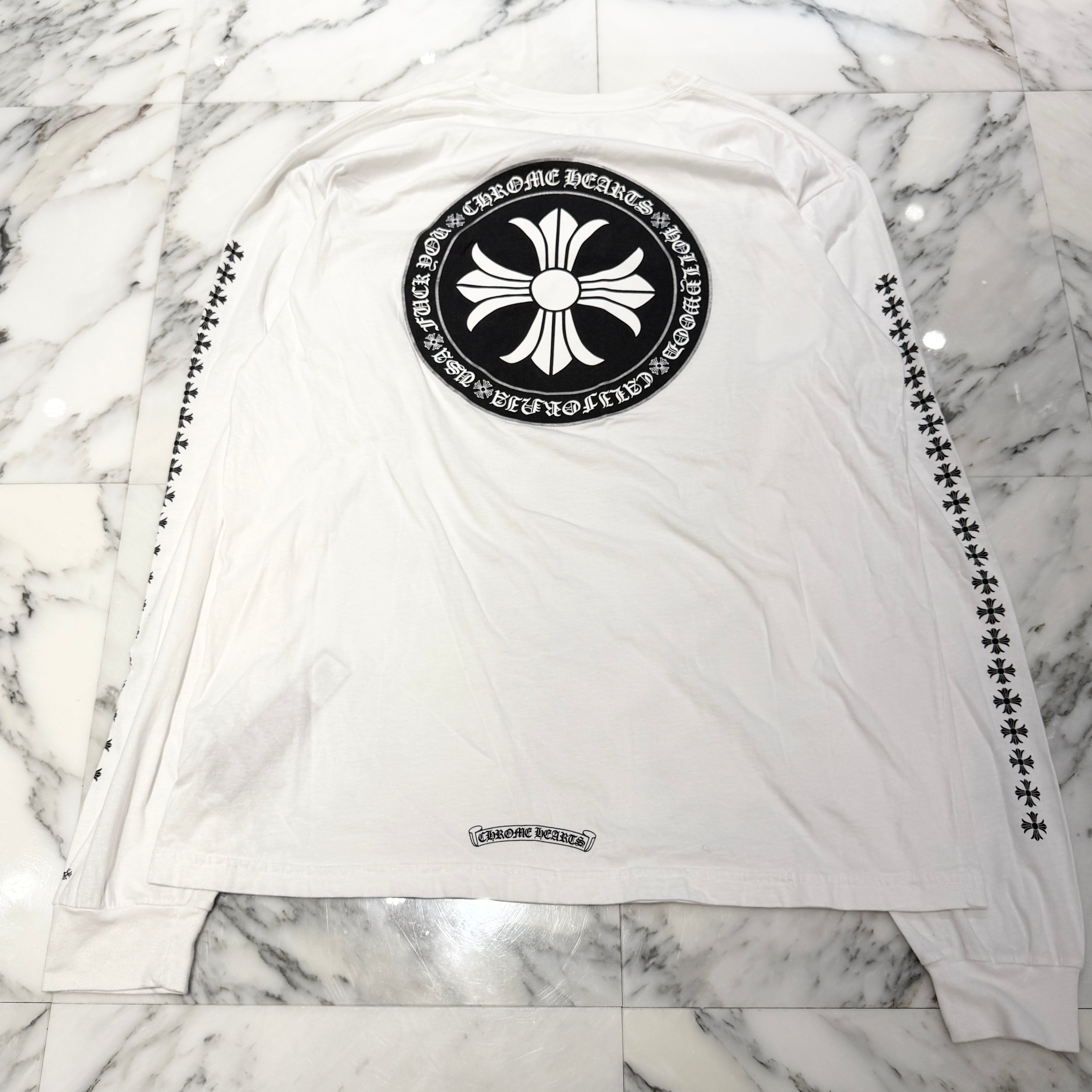 CHROME HEARTS CH Plus FUCK YOU Long Sleeve Tee Size XL クロムハーツ CHプラス ファックユー ロングスリーブTシャツ サイズXL