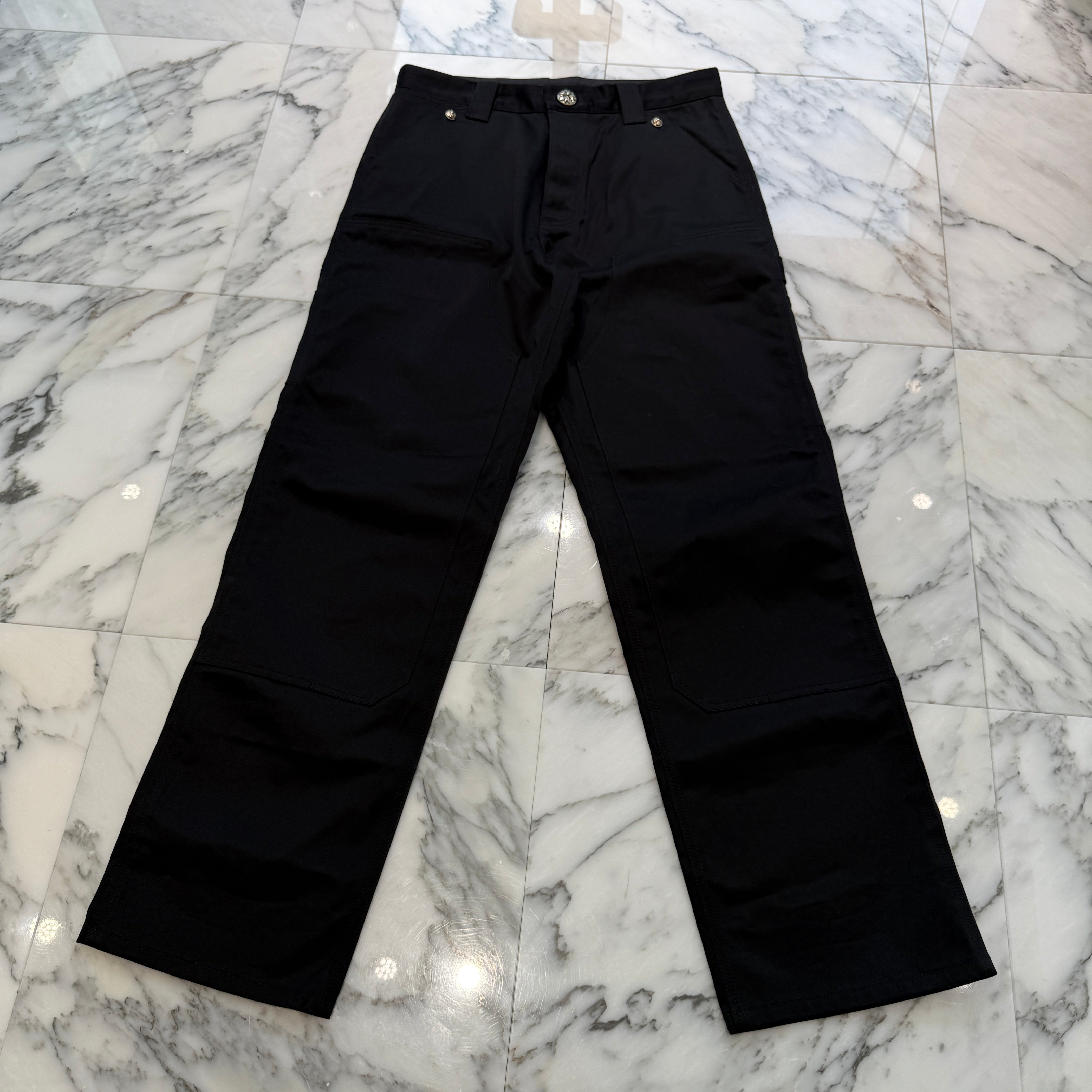 CHROME HEARTS Carpenter Cross Ball Button Denim Pants Size 30 クロムハーツ カーペンター クロスボールボタン デニムパンツ サイズ30