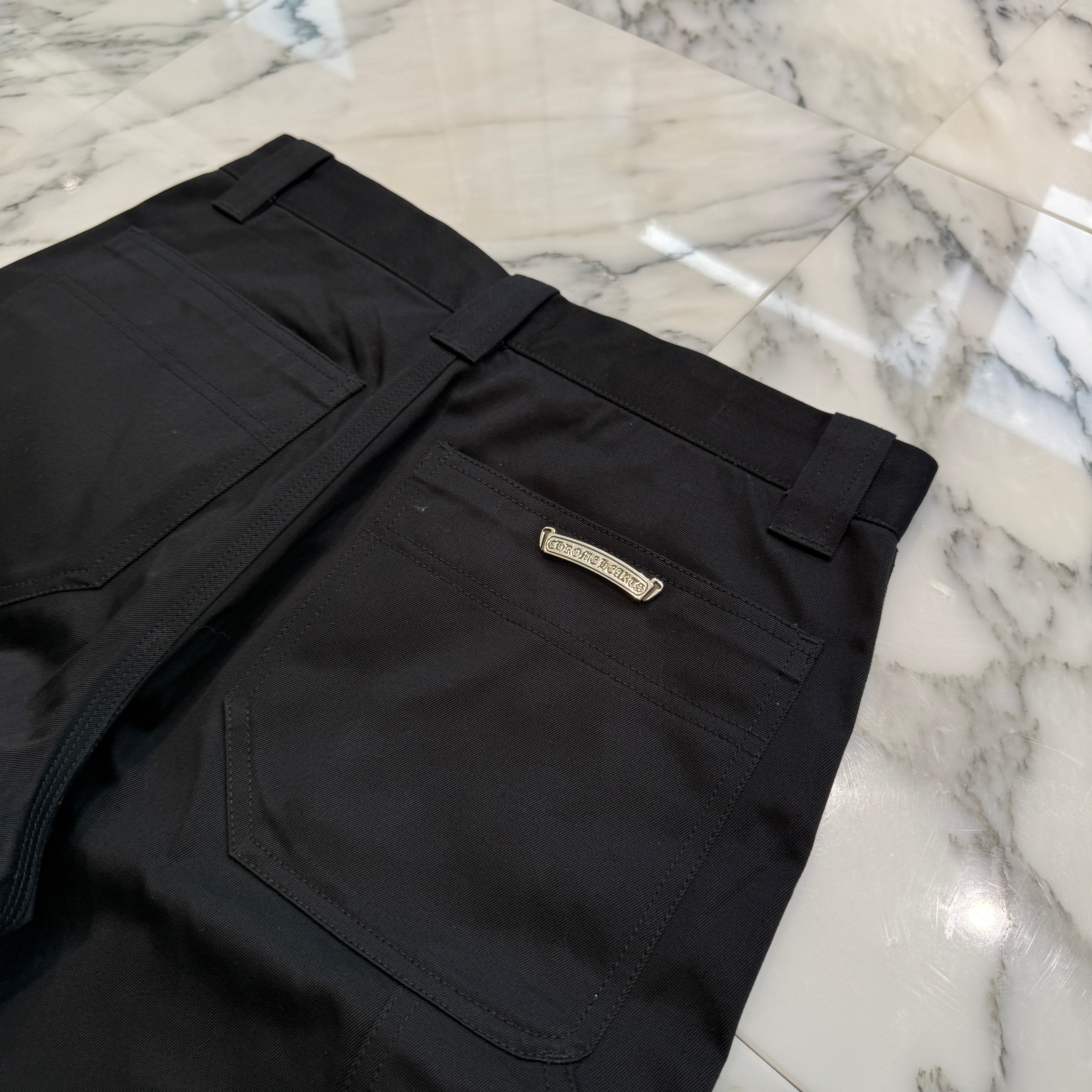 CHROME HEARTS Carpenter Cross Ball Button Denim Pants Size 30 クロムハーツ カーペンター クロスボールボタン デニムパンツ サイズ30