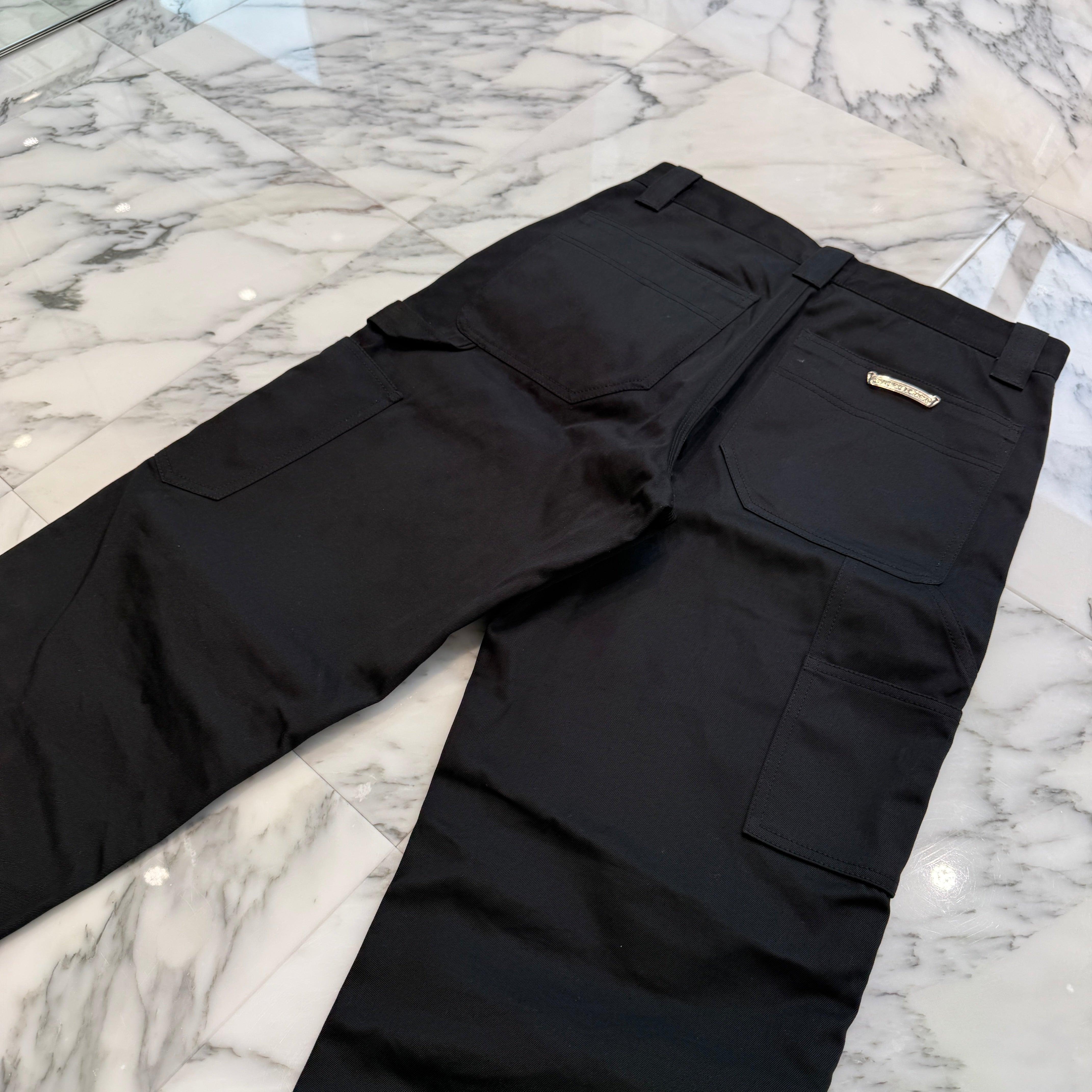 CHROME HEARTS Carpenter Cross Ball Button Denim Pants Size 30 クロムハーツ カーペンター クロスボールボタン デニムパンツ サイズ30