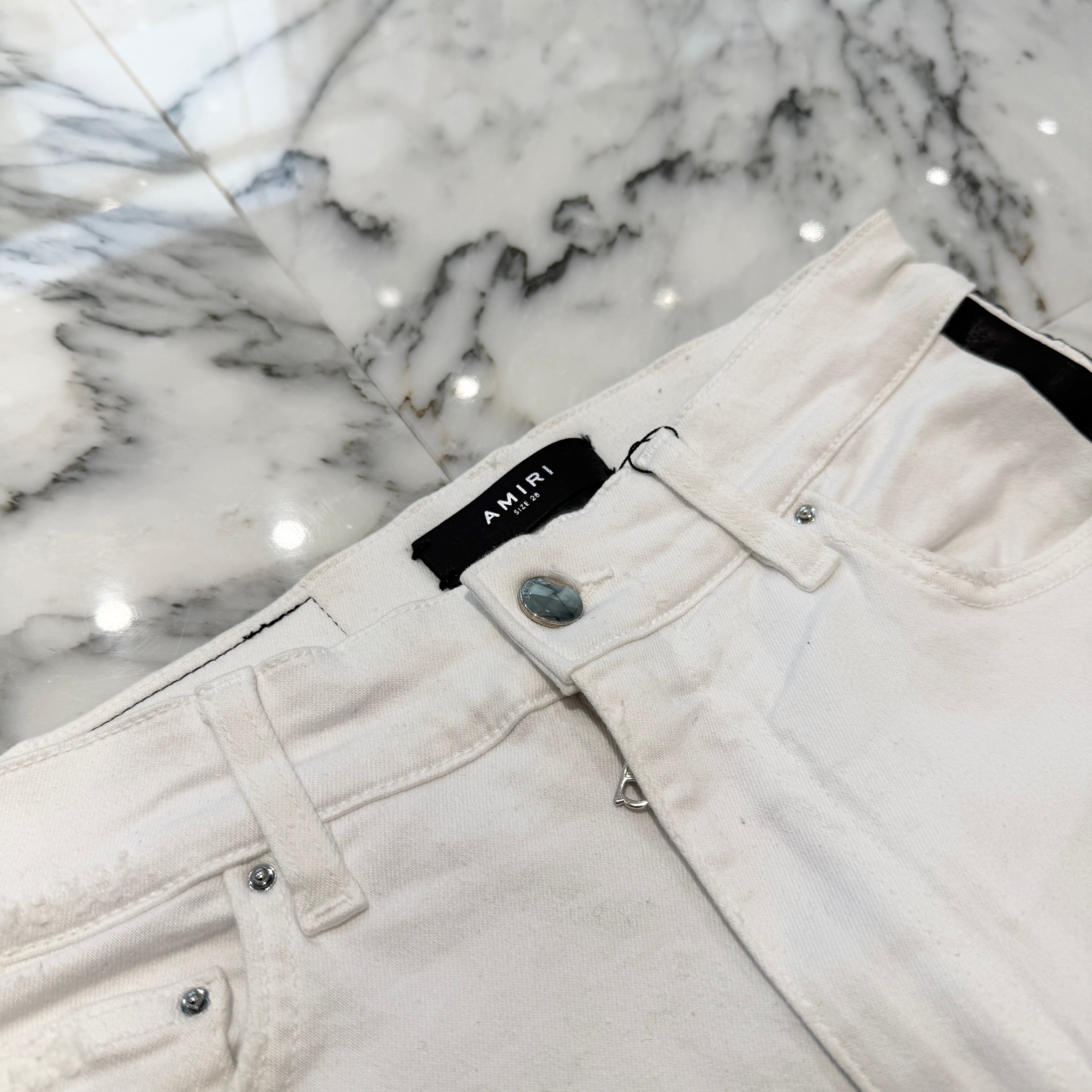 AMIRI Side Line Damaged Skinny Denim Pants Size 28 アミリ サイドライン ダメージ スキニー デニムパンツ サイズ28