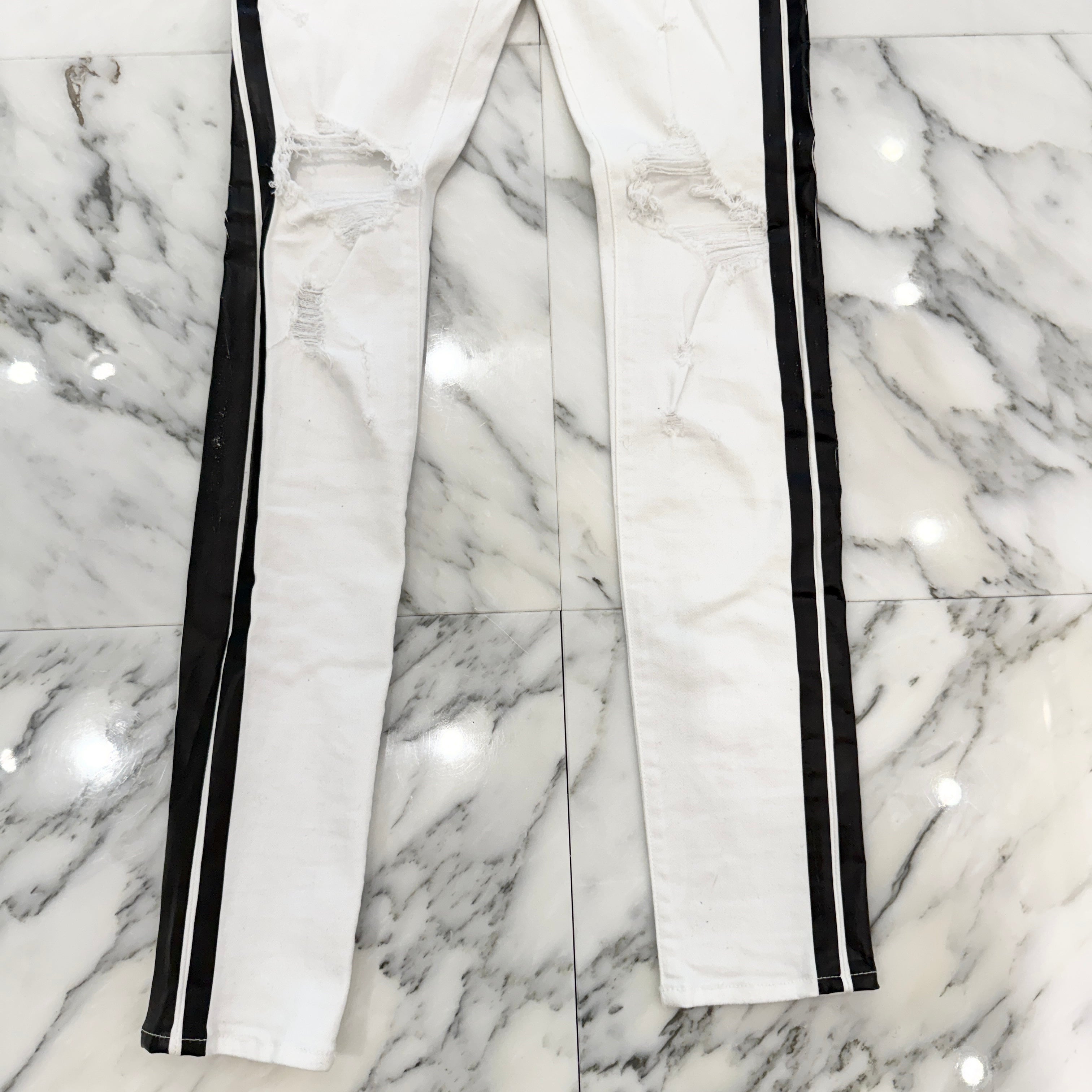 AMIRI Side Line Damaged Skinny Denim Pants Size 28 アミリ サイドライン ダメージ スキニー デニムパンツ サイズ28