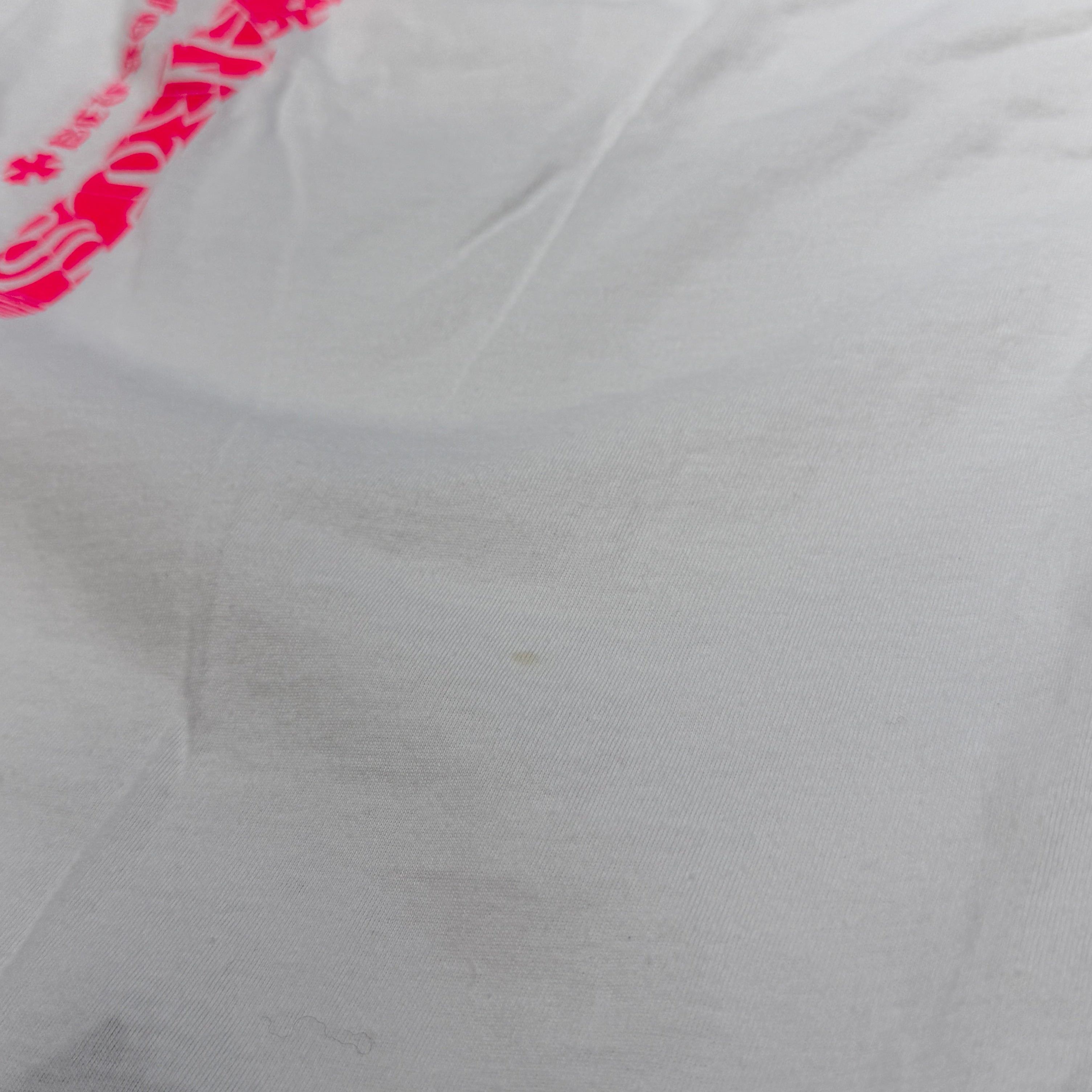 CHROME HEARTS Pink Made In Hollywood Vertical Logo Tee Size L クロムハーツ ピンク メイドインハリウッド ヴァーティカルロゴ Tシャツ サイズL