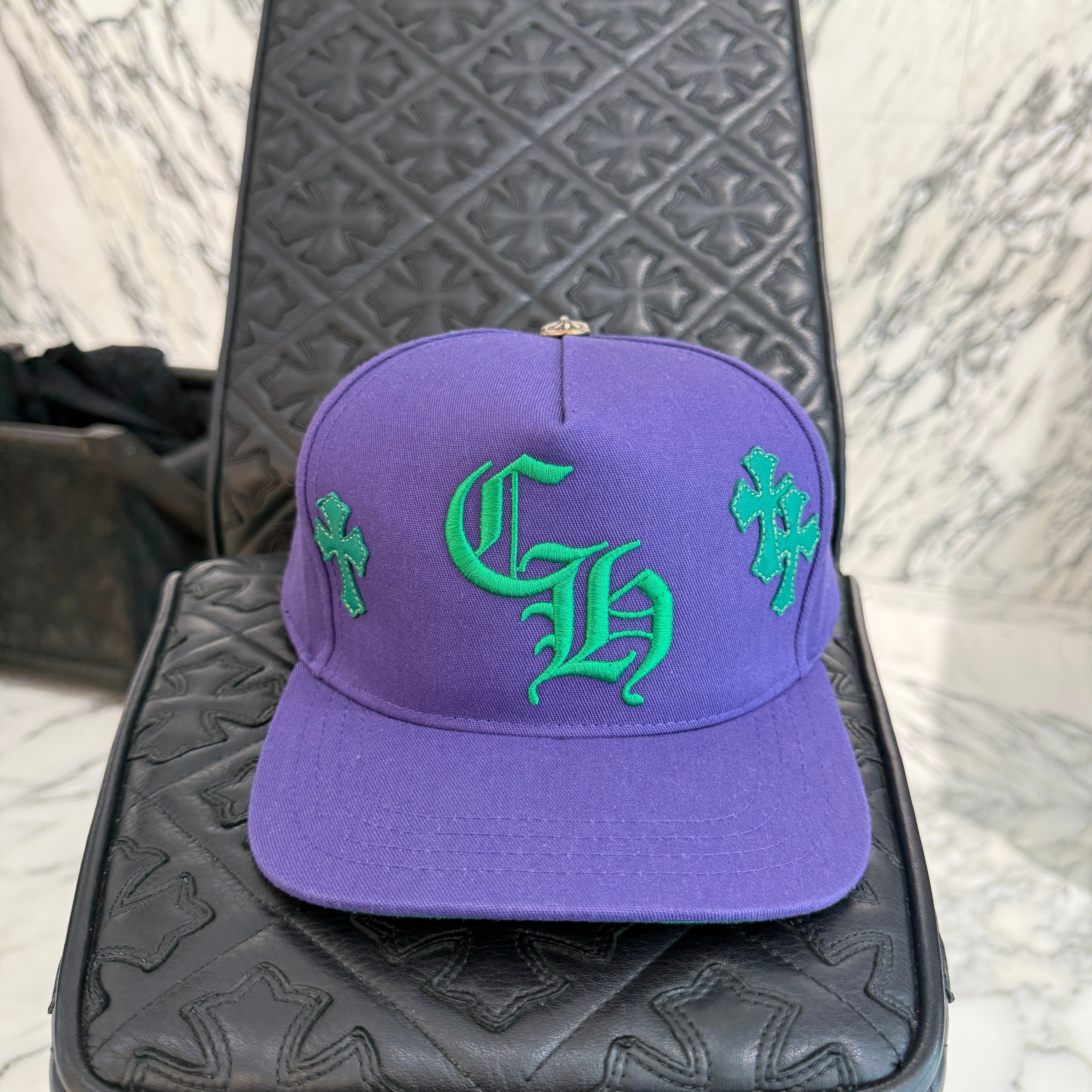 CHROME HEARTS Cemetery Cross Patch Trucker Cap ONE SIZE（51-61） クロムハーツ セメタリークロスパッチ トラッカーキャップ ONE SIZE（51-61）