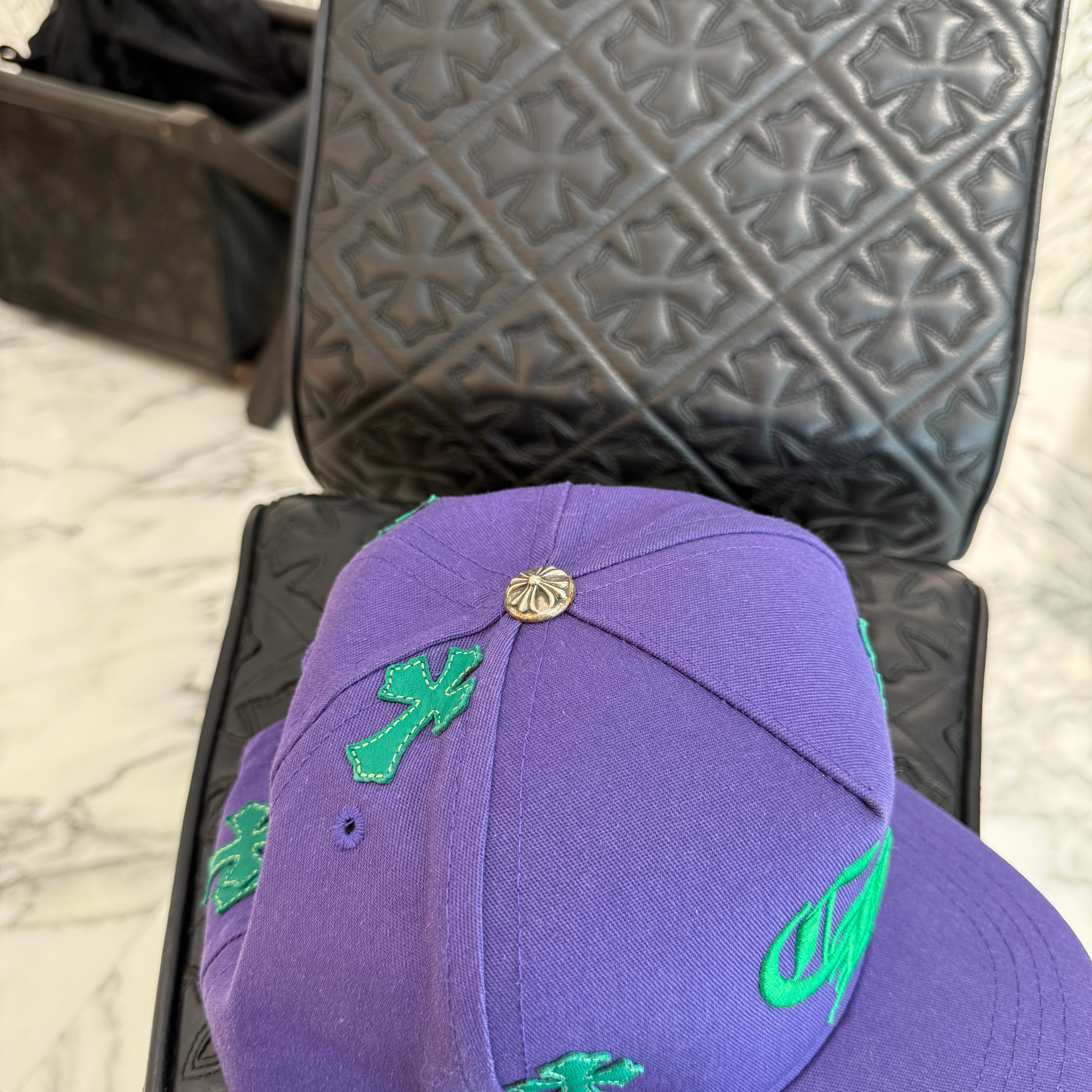 CHROME HEARTS Cemetery Cross Patch Trucker Cap ONE SIZE（51-61） クロムハーツ セメタリークロスパッチ トラッカーキャップ ONE SIZE（51-61）