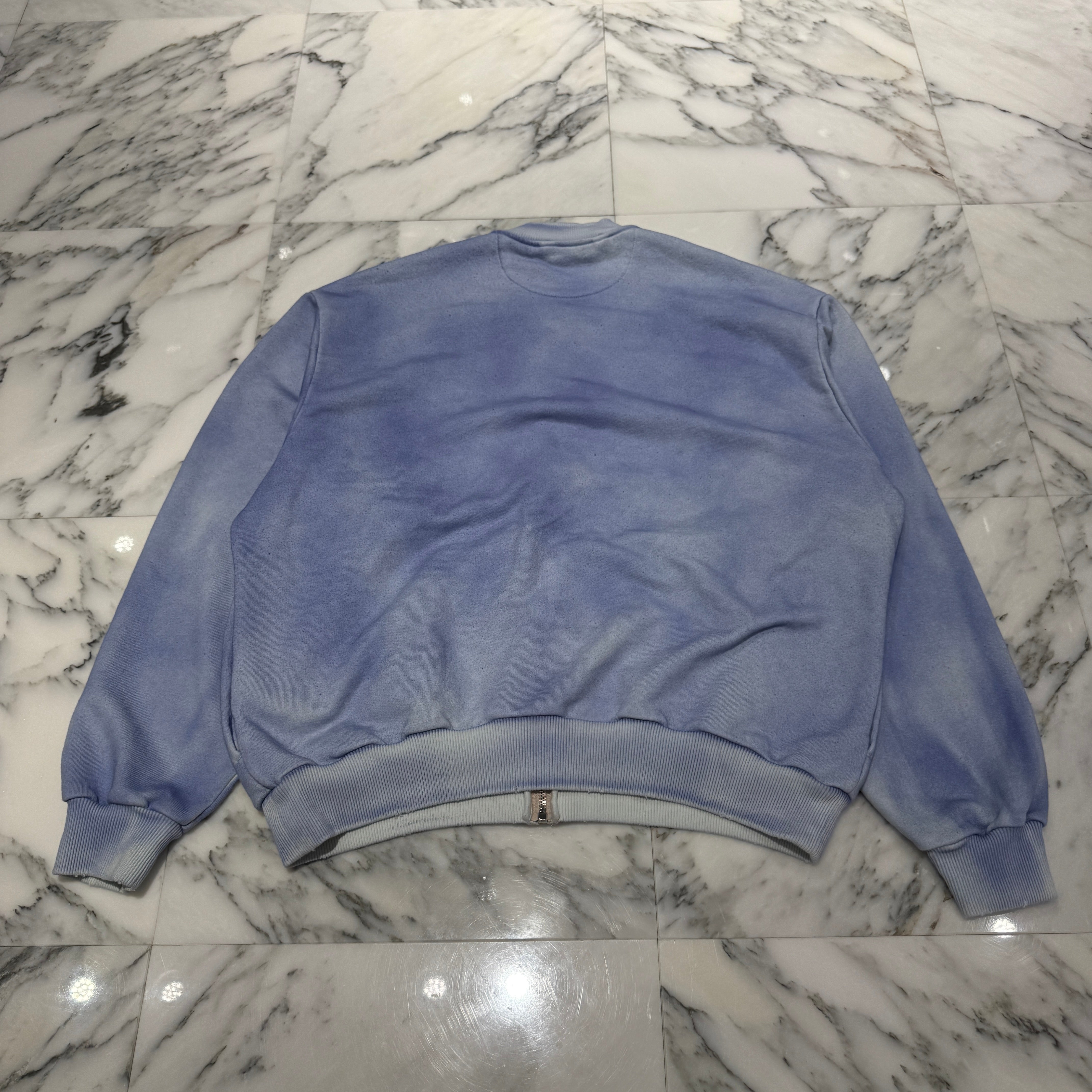 Acne Studios Logo Print Zip Up Sweat Shirt 