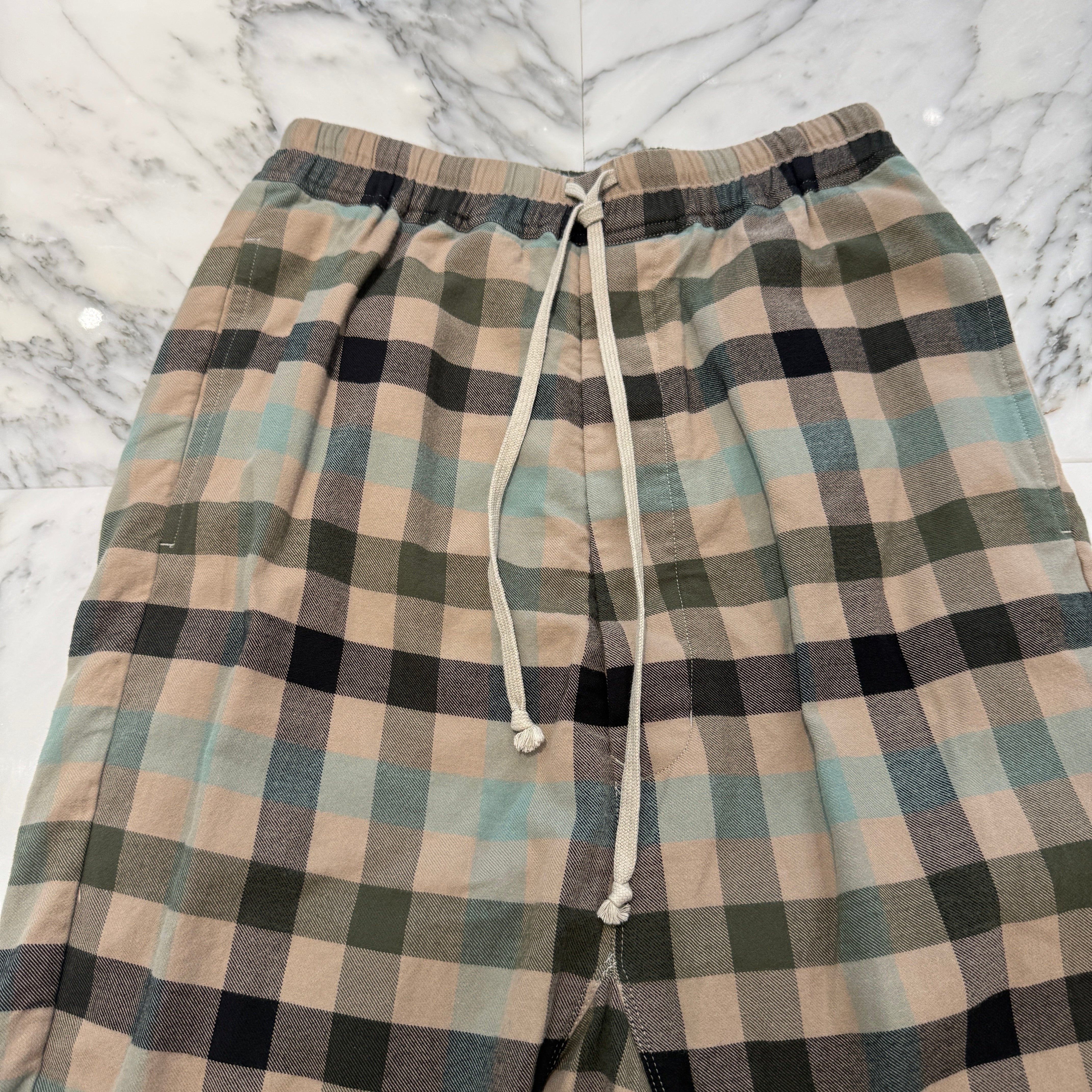 Rick Owens 2022AW Penta Check Bermuda Shorts RU02B2384-CP Size 36