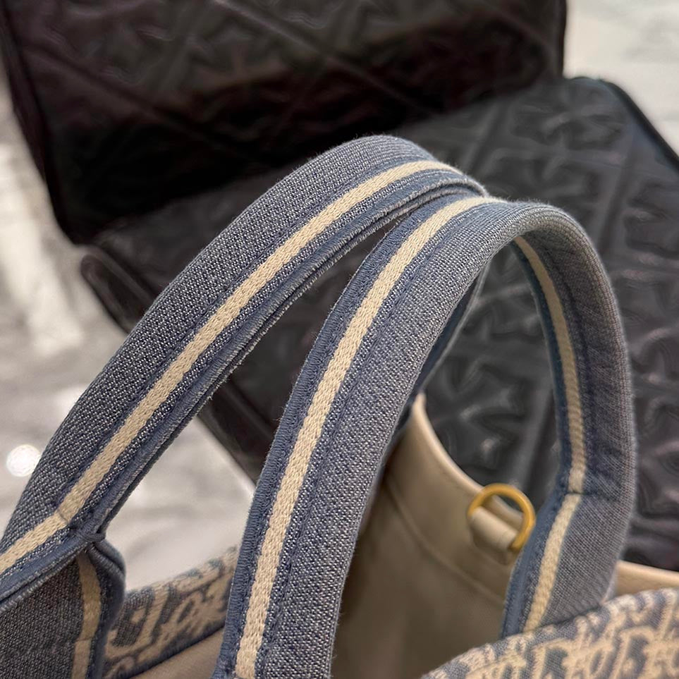 DIOR Oblique Book Tote Bag Small ディオール オブリーク柄 ブックトートバッグ スモール