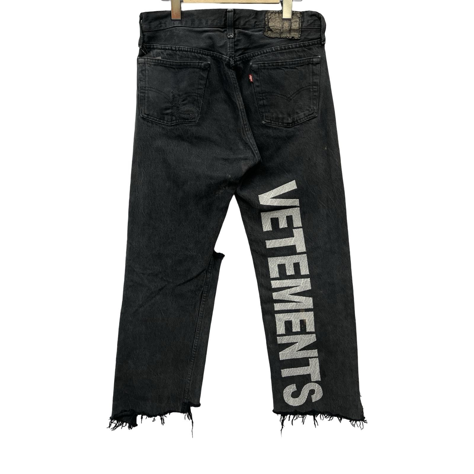 VETEMENTS × Levi‘s 2017AW Crushed Denim Pants MAH18PA19 Size XS