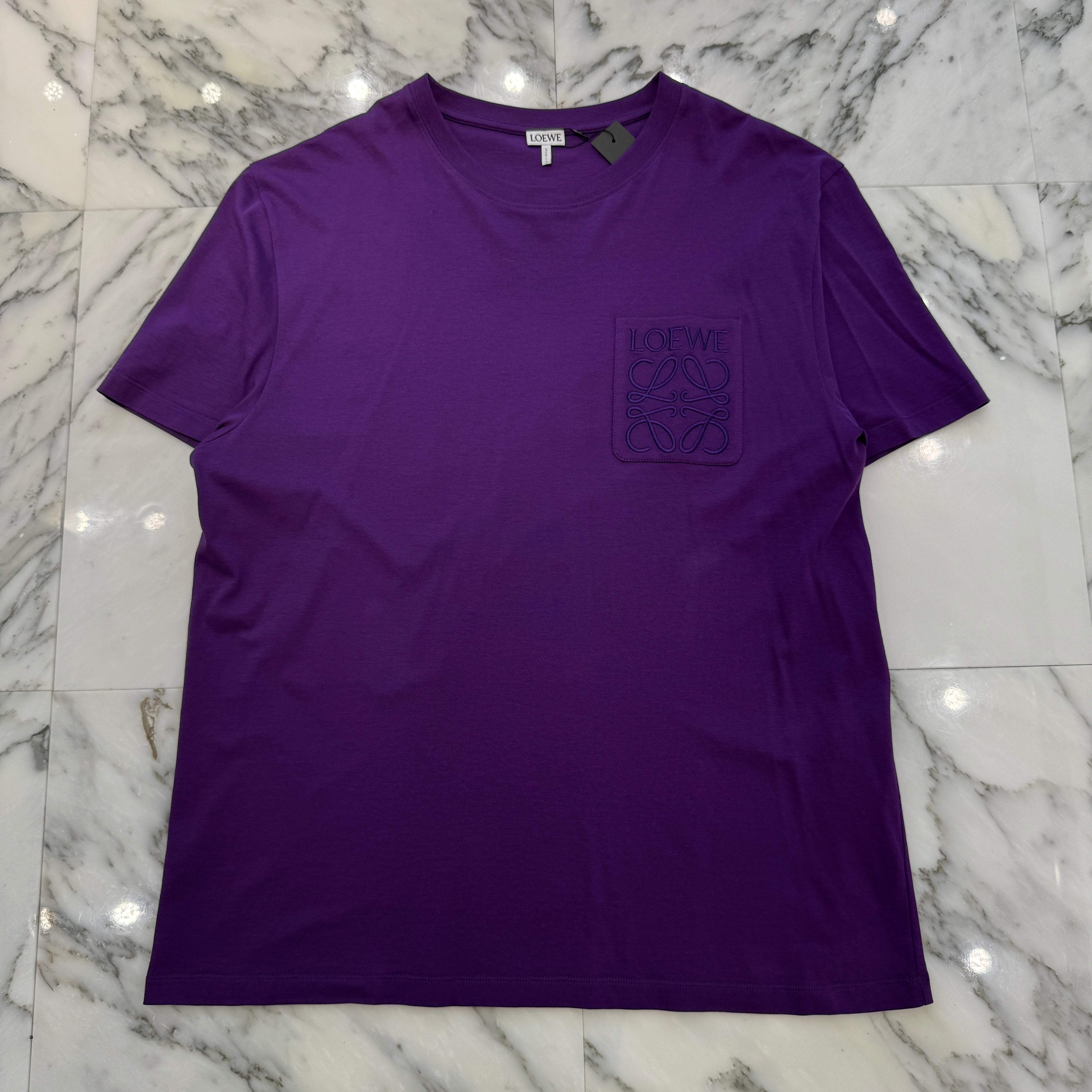 LOEWE 2024SS Relaxed Fit Anagram Pocket Shirt H526Y22XBC Size M ロエベ リラックスフィット アナグラム ポケット Tシャツ サイズM