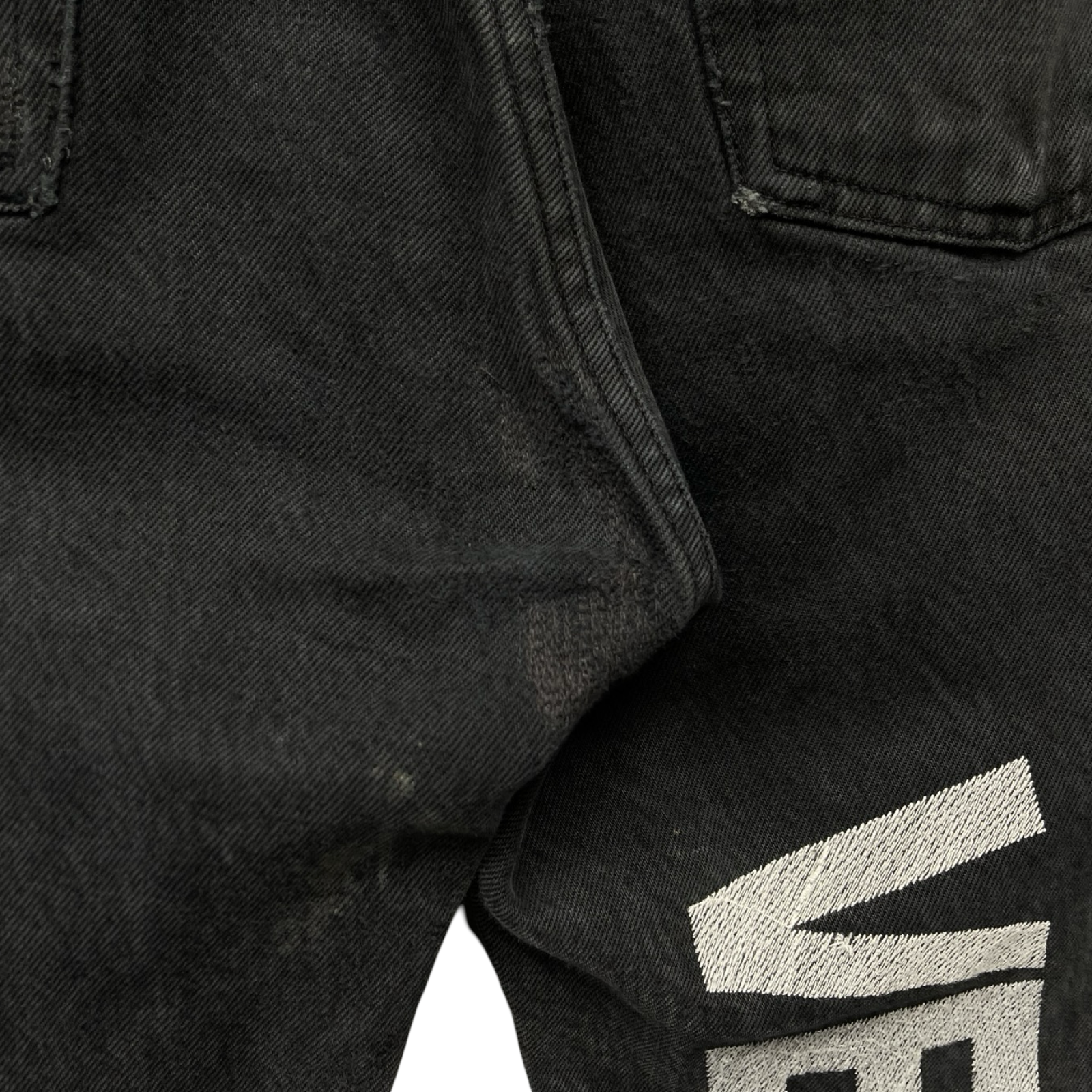 VETEMENTS × Levi‘s 2017AW Crushed Denim Pants MAH18PA19 Size XS