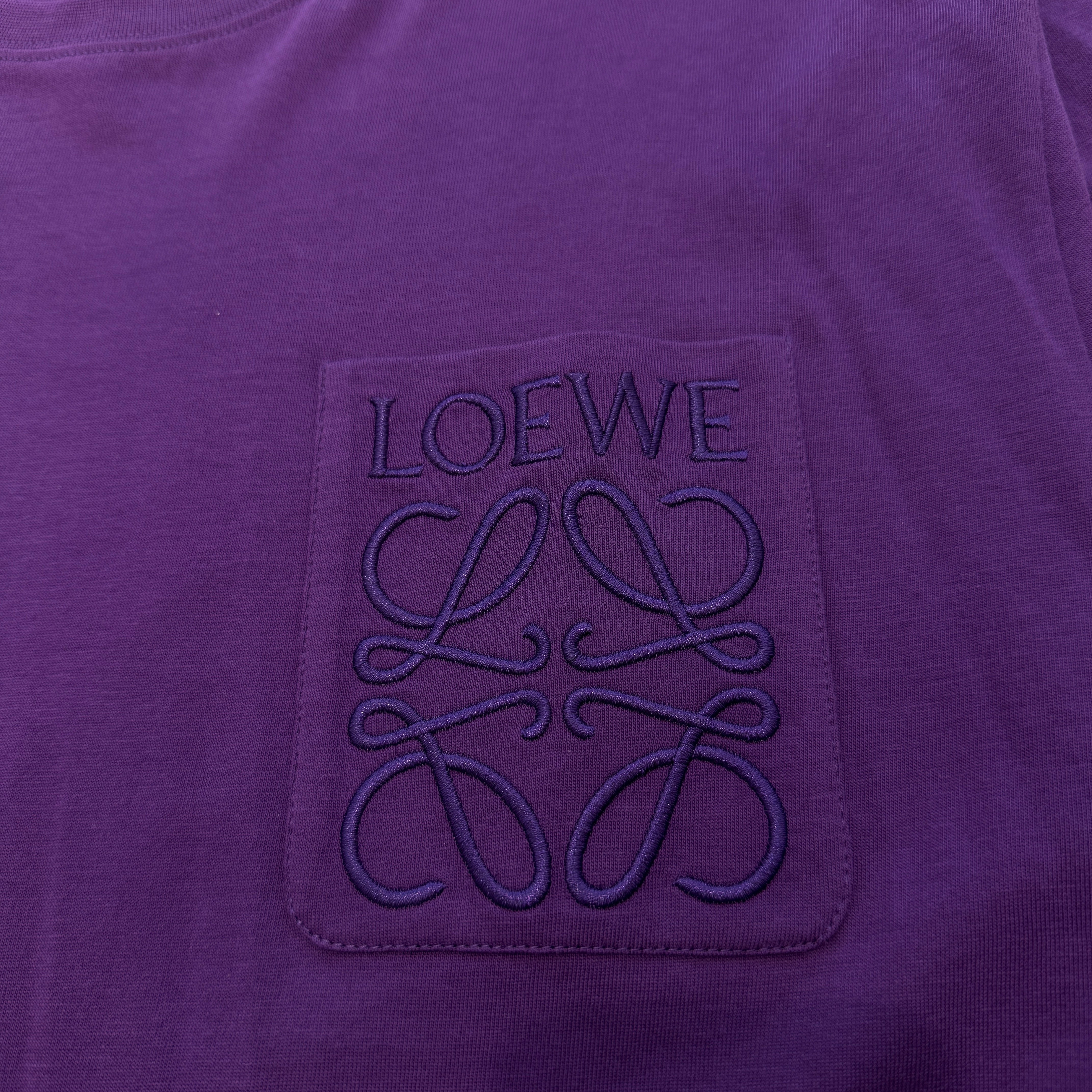 LOEWE 2024SS Relaxed Fit Anagram Pocket Shirt H526Y22XBC Size M ロエベ リラックスフィット アナグラム ポケット Tシャツ サイズM