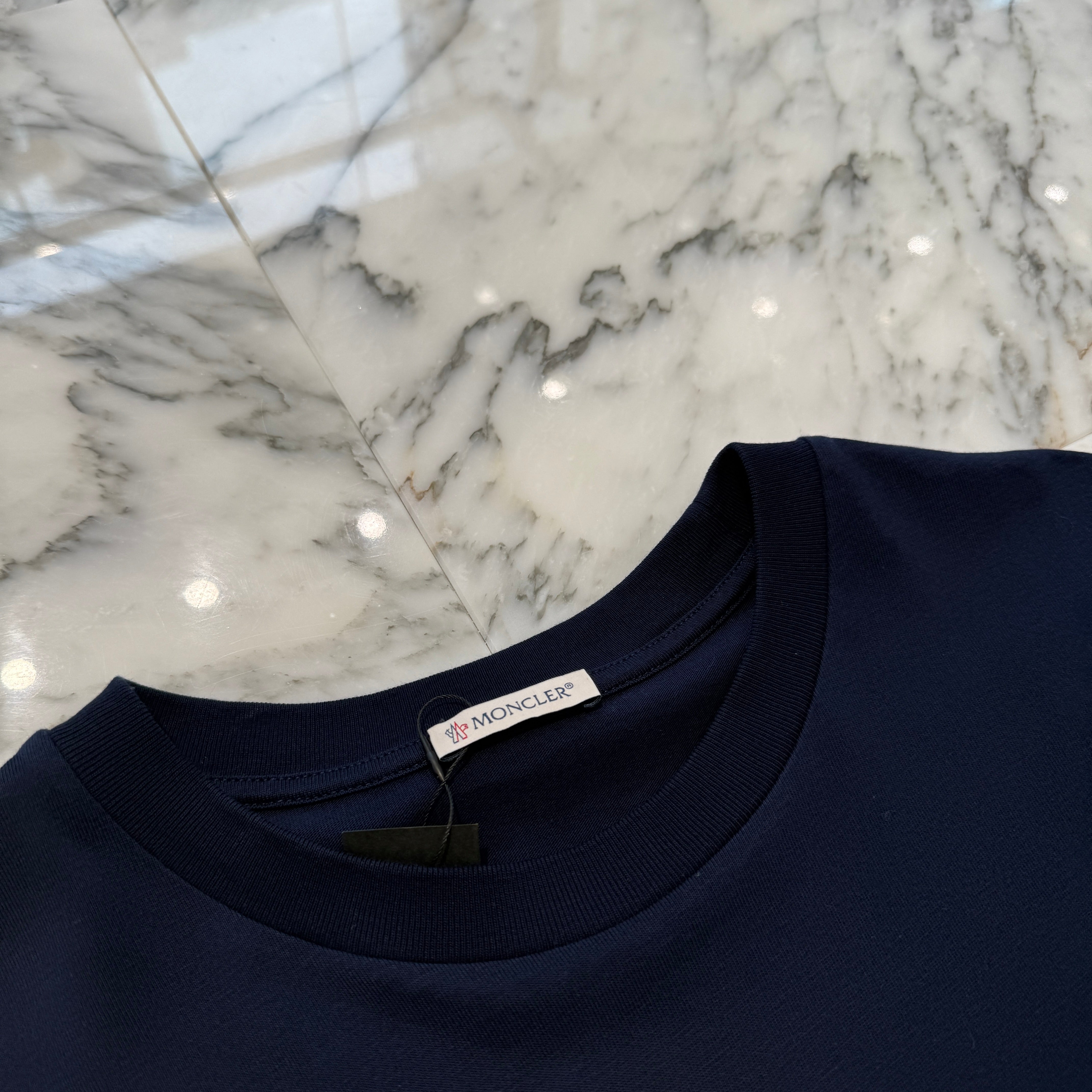 MONCLER 2024SS Rubber 3D Logo Long Sleeve Tee J10918D0008 829HP Size M モンクレール ラバー3Dロゴ ロングスリーブTシャツ サイズM