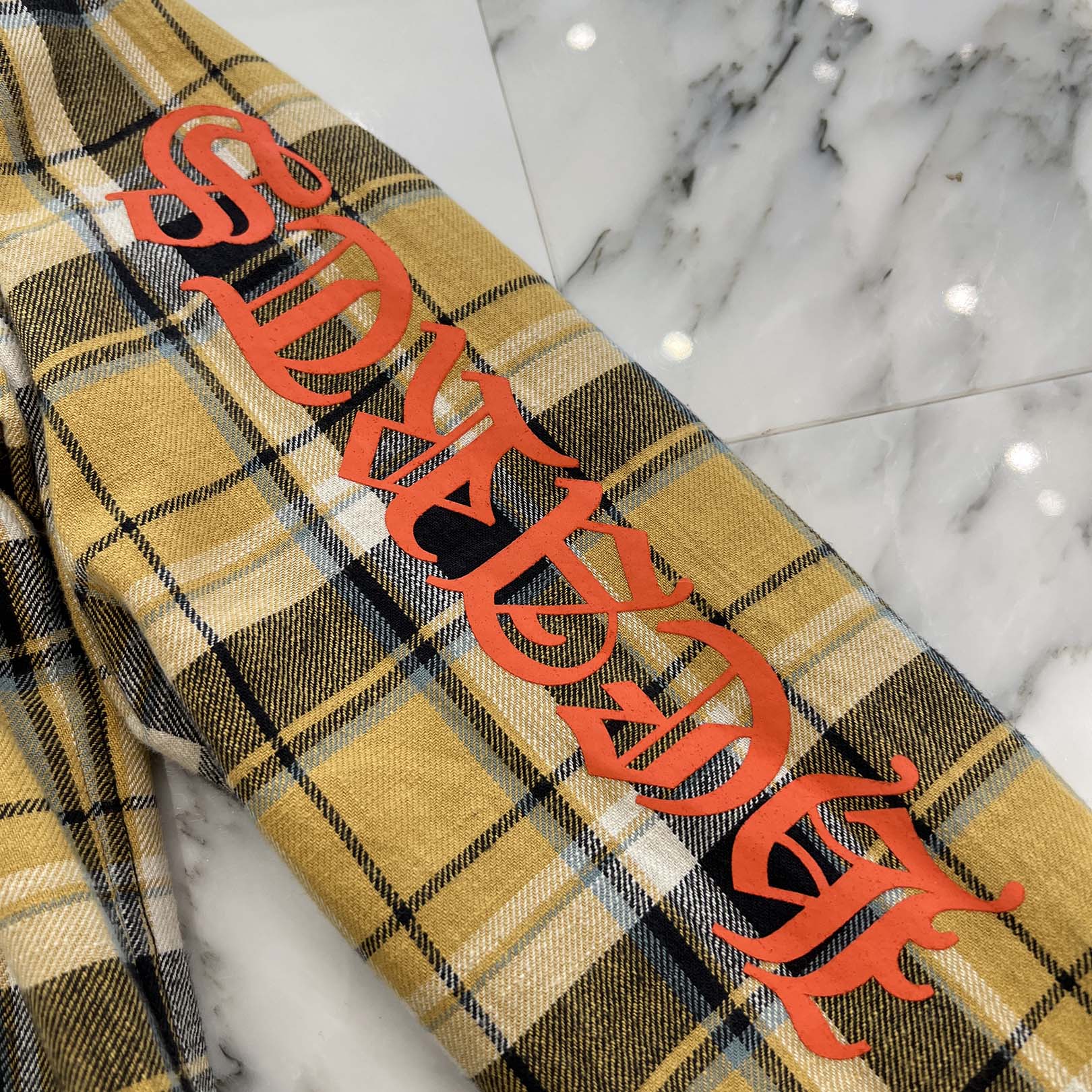 CHROME HEARTS Y NOT WORK DOG Flannel Check Shirt Jacket Size M クロムハーツ ワイノット ワークドッグ フランネル チェック シャツジャケット サイズM