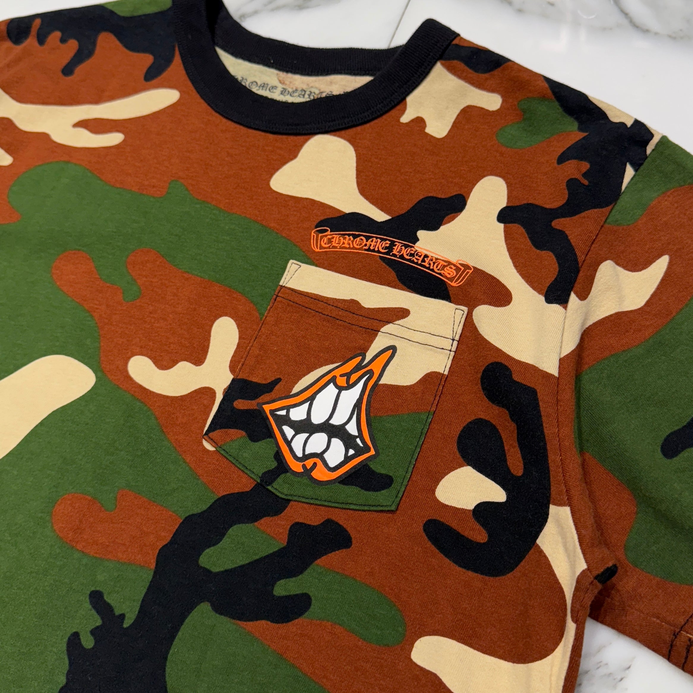 CHROME HEARTS × MATTY BOY 2022SS PPO CAUTION Tee Size L クロムハーツ × マッティボーイ コーションTシャツ サイズL