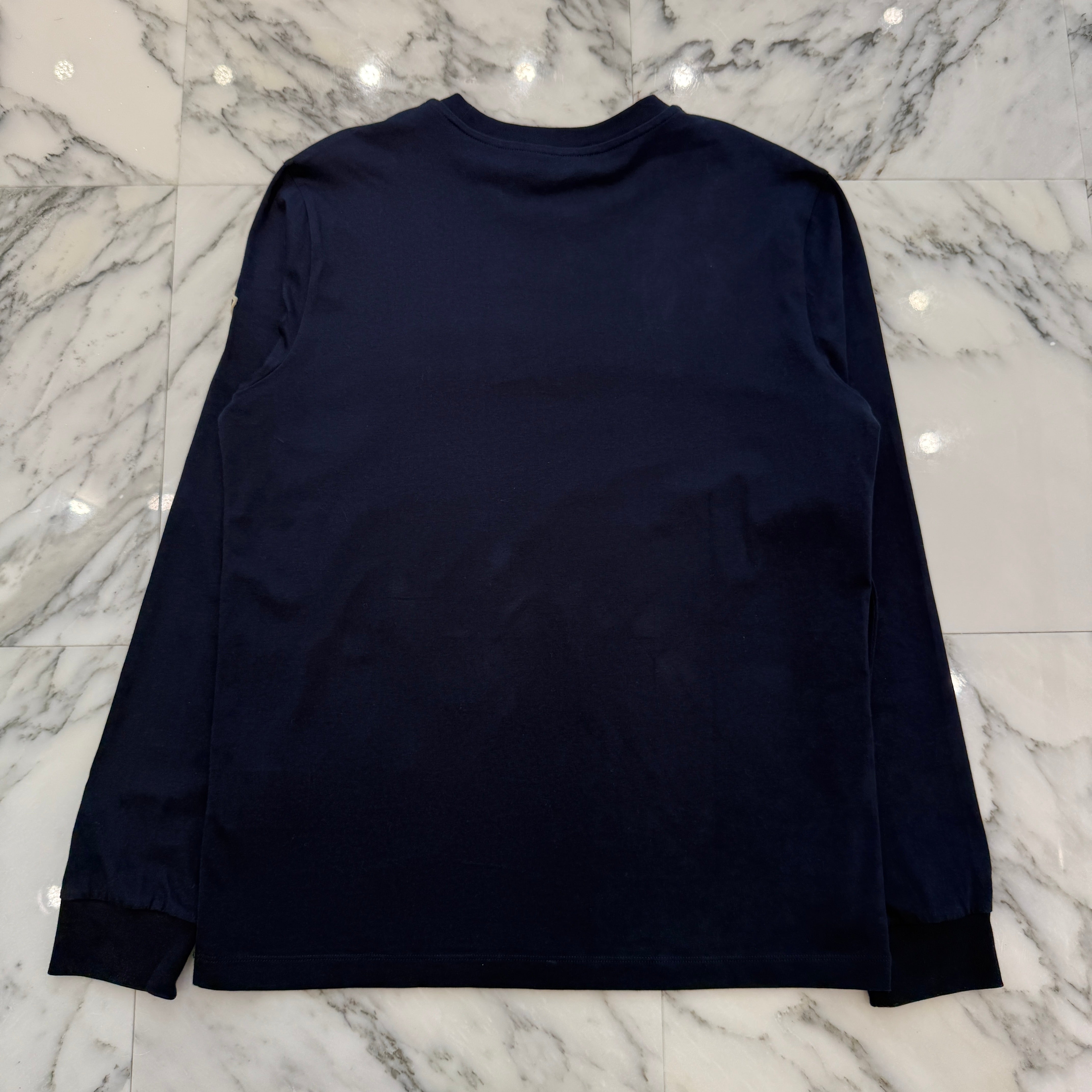 MONCLER 2024SS Rubber 3D Logo Long Sleeve Tee J10918D0008 829HP Size M モンクレール ラバー3Dロゴ ロングスリーブTシャツ サイズM