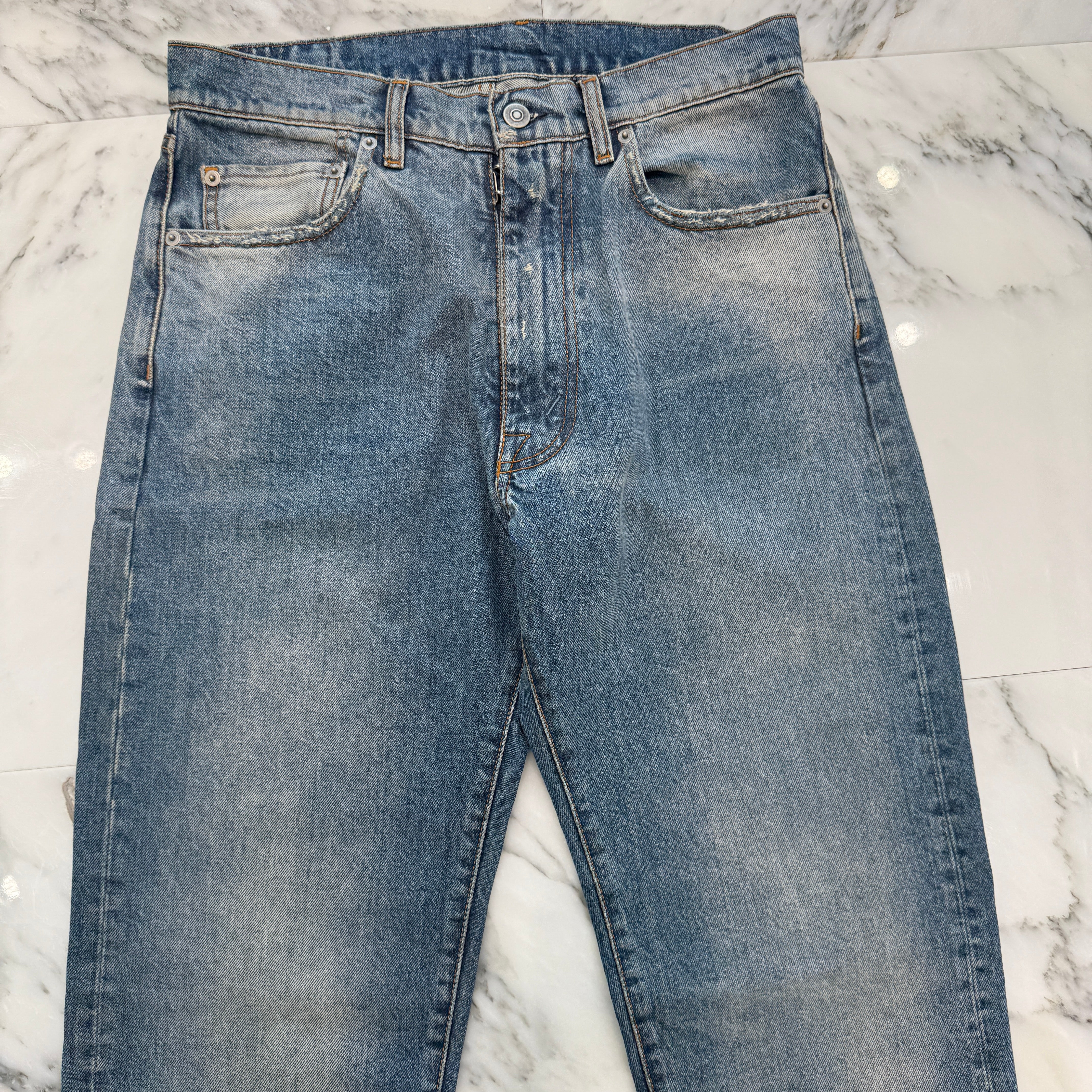 Maison Margiela 2023AW Distressed Denim Jeans S67LA0027 S30561 Size 30 メゾン マルジェラ ダメージ デニム ジーンズ サイズ30