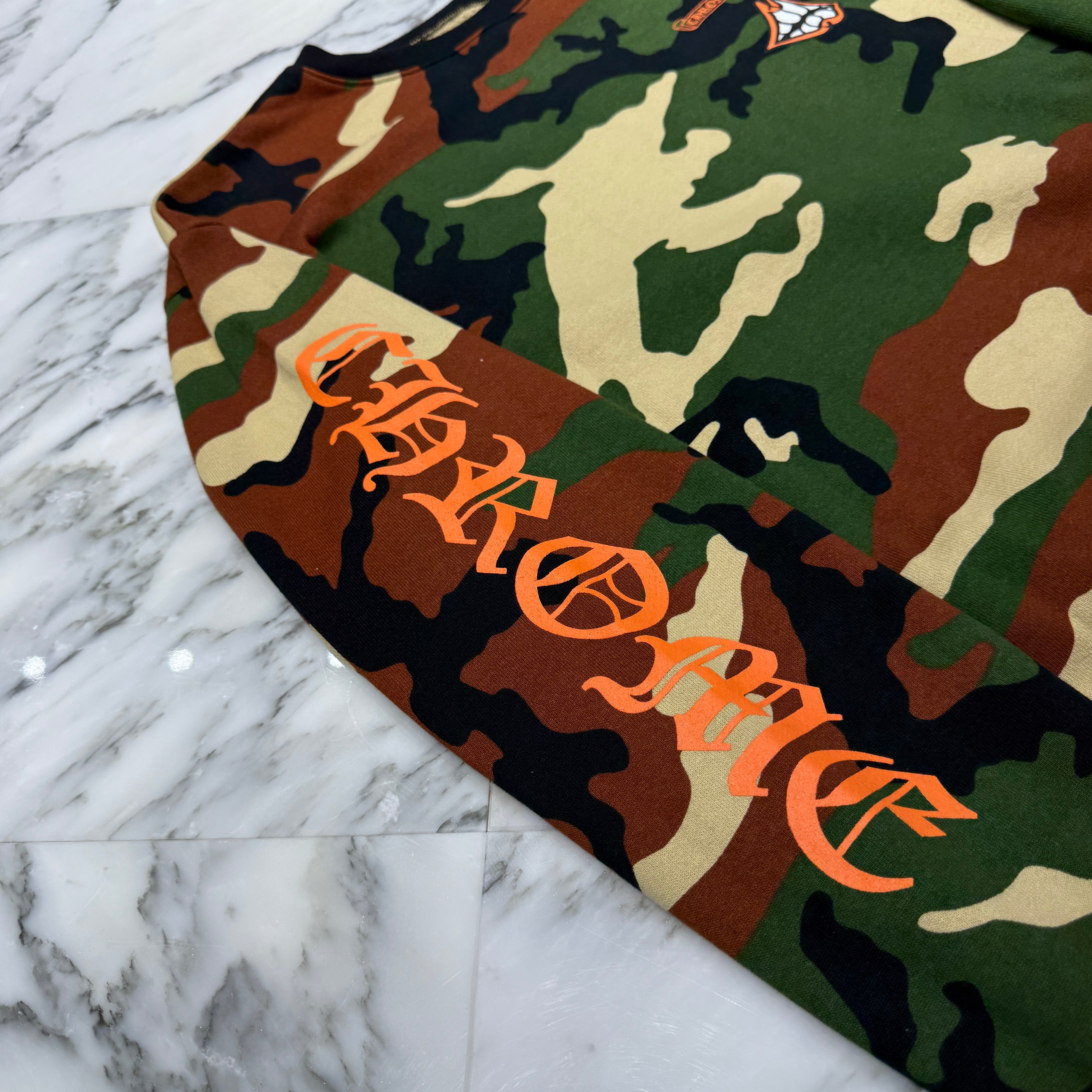 CHROME HEARTS × MATTY BOY 2022SS PPO CAUTION SWTSHRT Size XL クロムハーツ × マッティボーイ コーションスウェットシャツ サイズXL