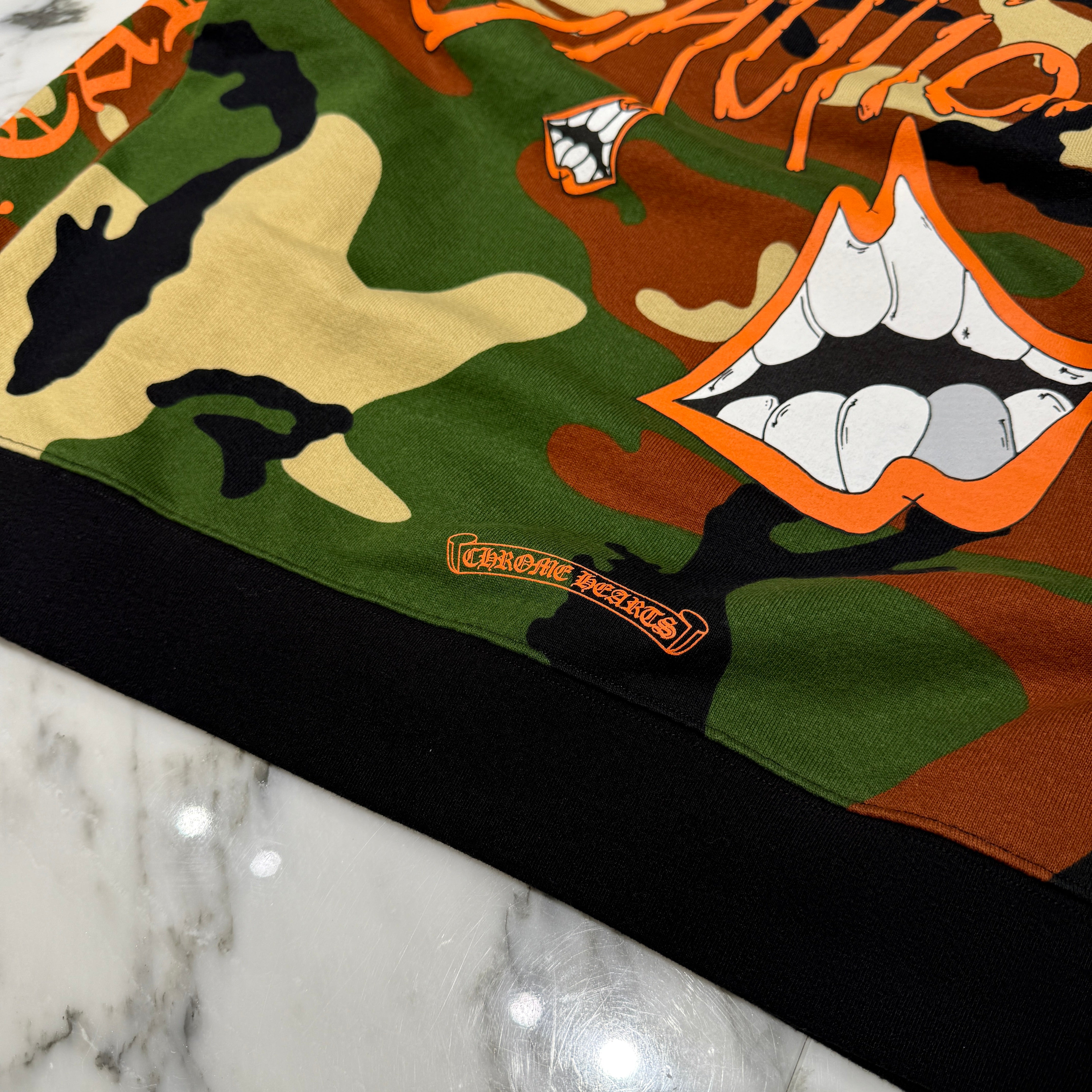 CHROME HEARTS × MATTY BOY 2022SS PPO CAUTION SWTSHRT Size XL クロムハーツ × マッティボーイ コーションスウェットシャツ サイズXL