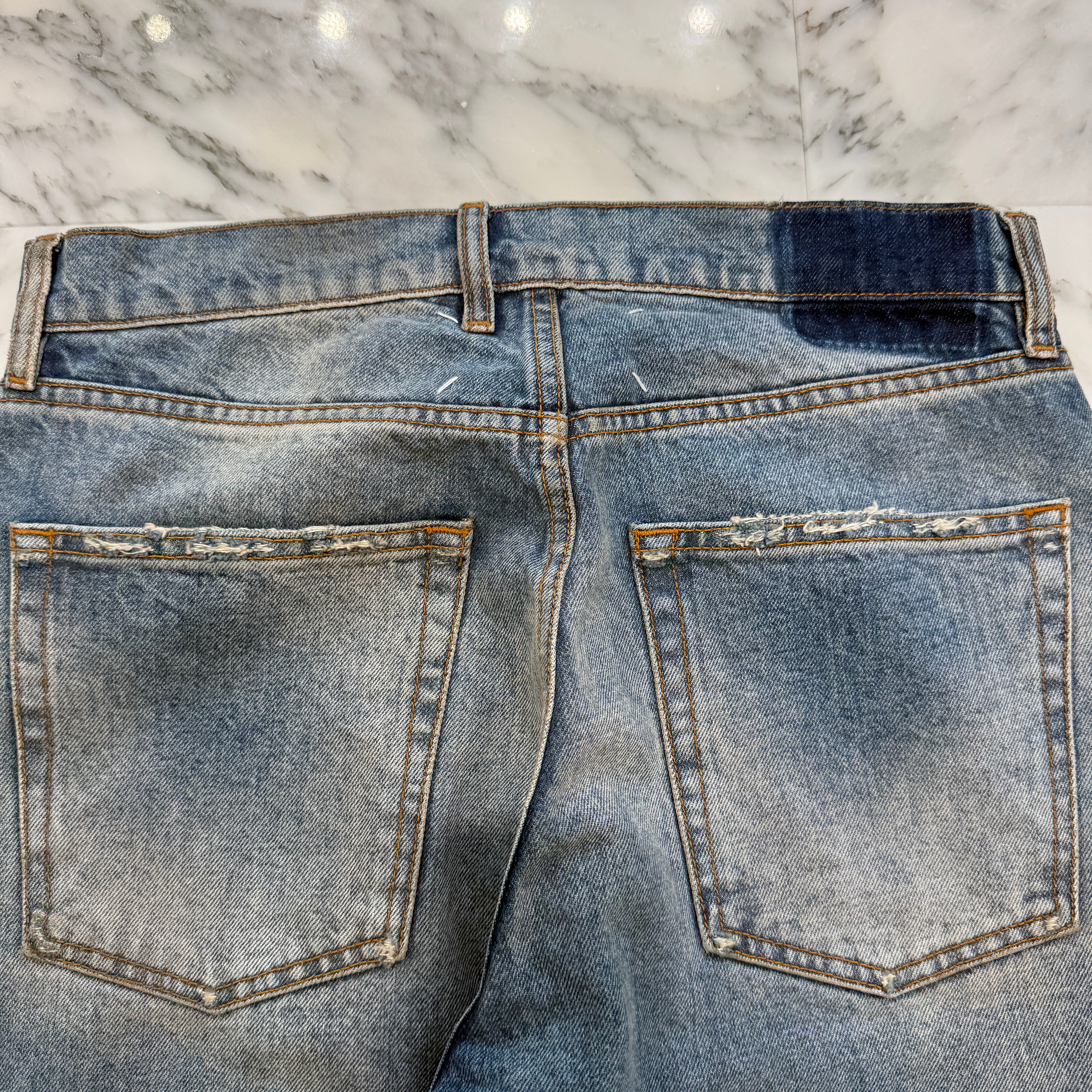 Maison Margiela 2023AW Distressed Denim Jeans S67LA0027 S30561 Size 30 メゾン マルジェラ ダメージ デニム ジーンズ サイズ30