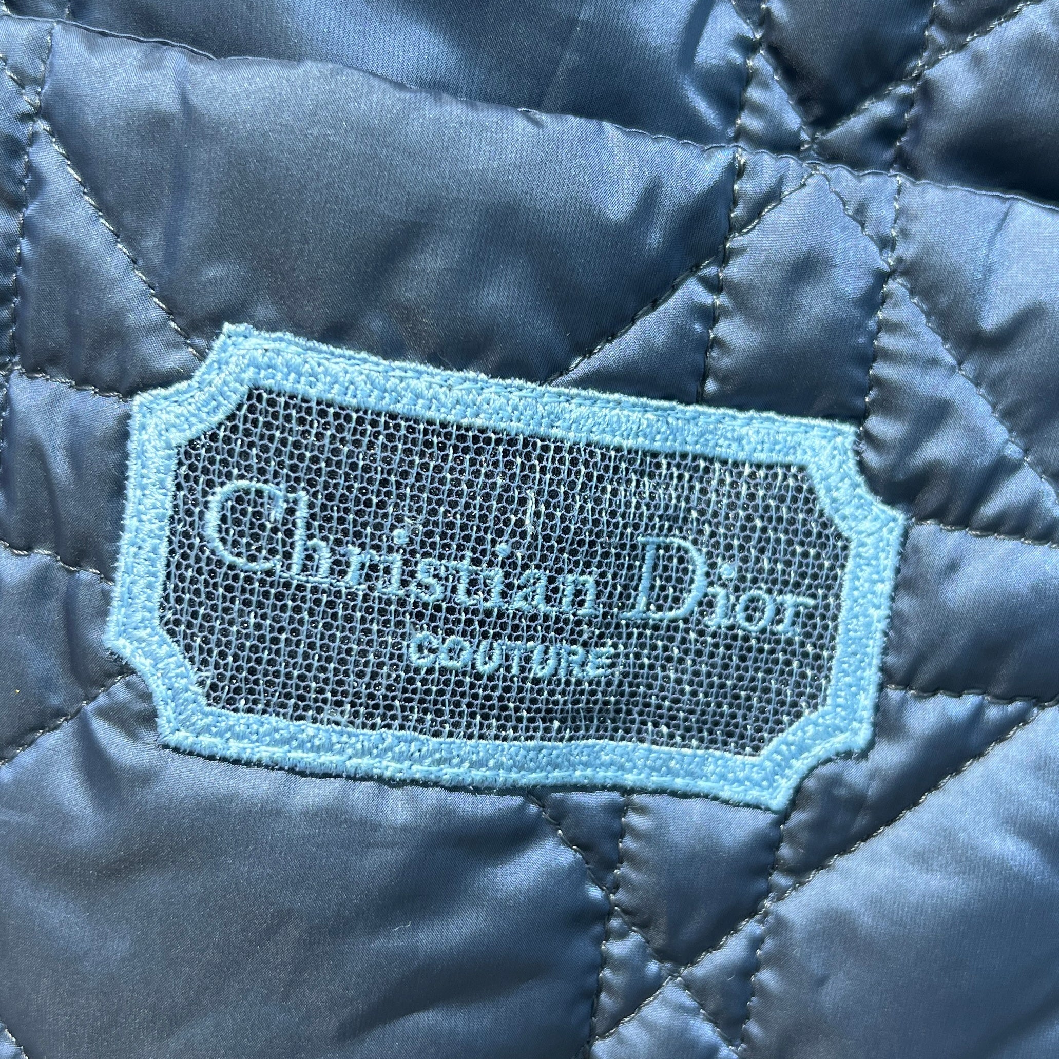 DIOR 2023SS Cannage Quilted Nylon Jacket 313C509BA767 Size 54