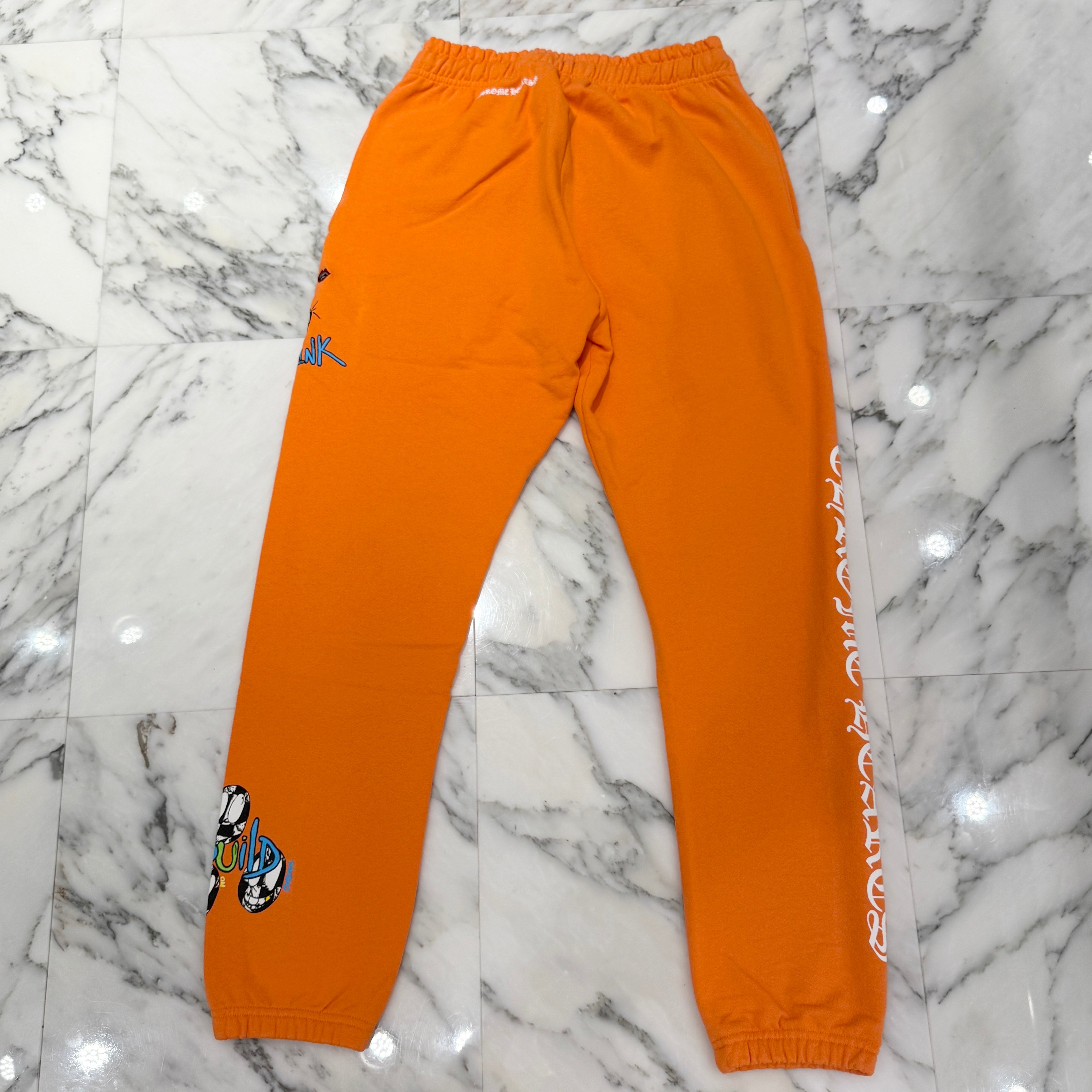 CHROME HEARTS × MATTY BOY 2021SS PPO LINK BUILD Sweat Long Pants Size L クロムハーツ × マッティボーイ リンクビルド スウェットロングパンツ サイズL