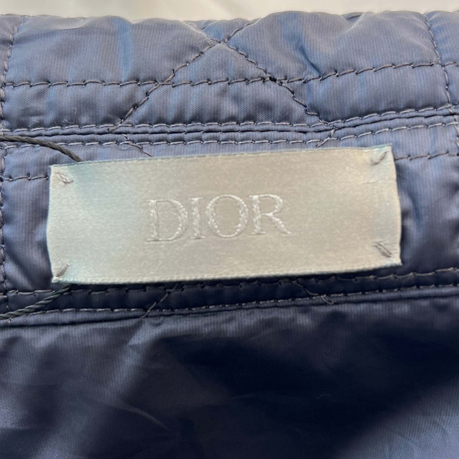 DIOR 2023SS Cannage Quilted Nylon Jacket 313C509BA767 Size 54 ディオール カナージュキルティング ナイロンジャケット サイズ54
