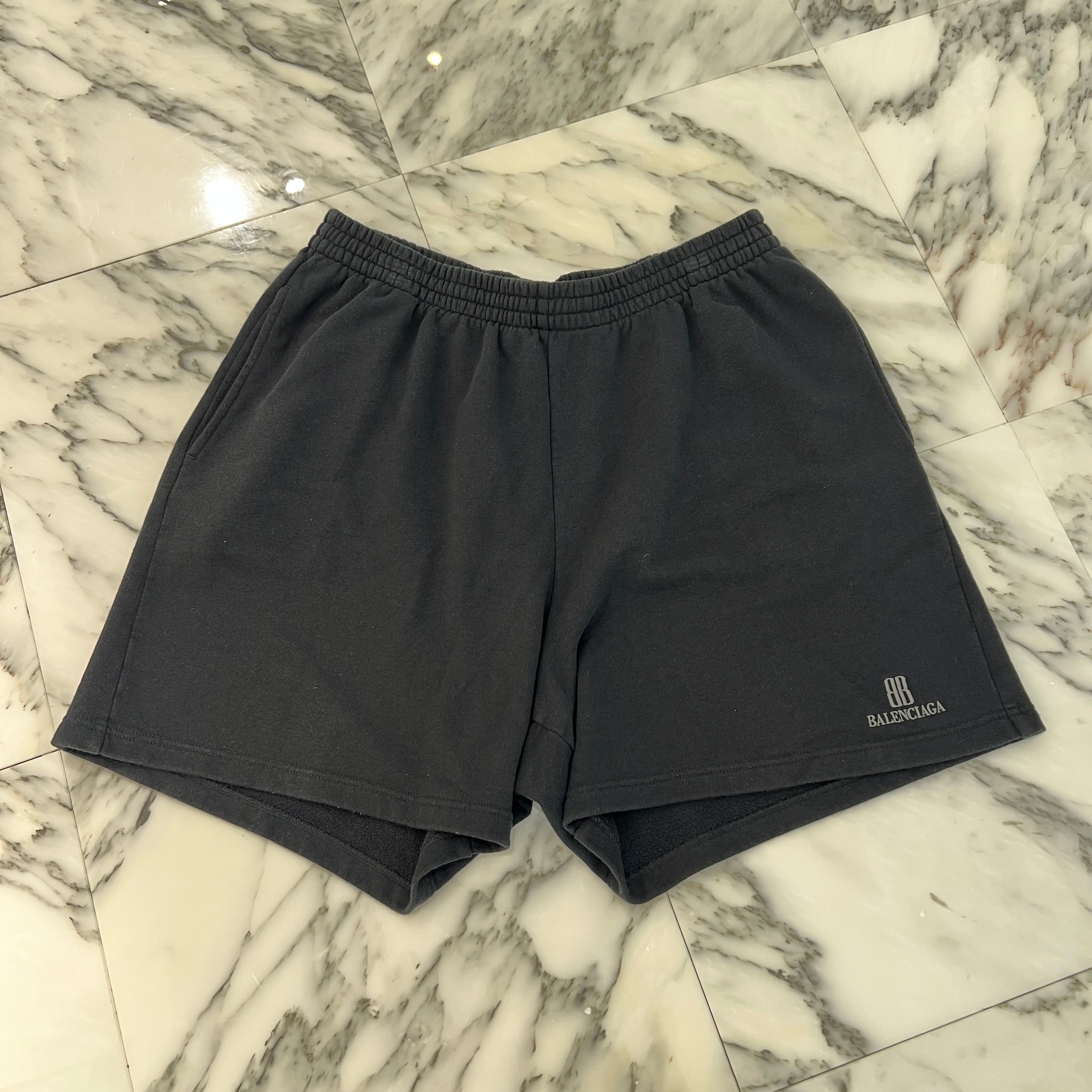 BALENCIAGA 2025AW Nano BB Logo Embroidery Bermuda Shorts 826385