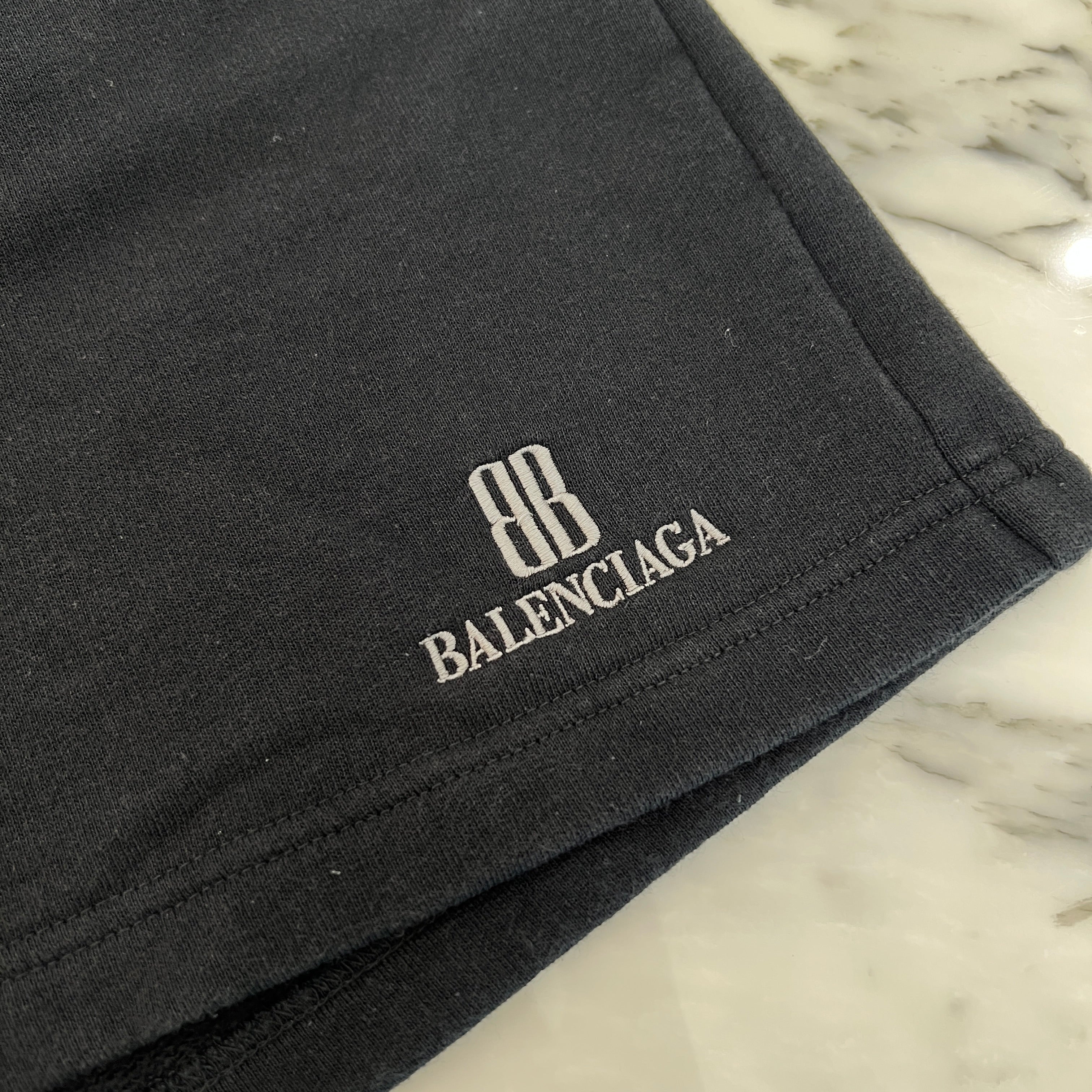BALENCIAGA 2025AW Nano BB Logo Embroidery Bermuda Shorts 826385 TSVO3 Size M バレンシアガ ナノBBロゴ刺繍 バミューダショーツ サイズM